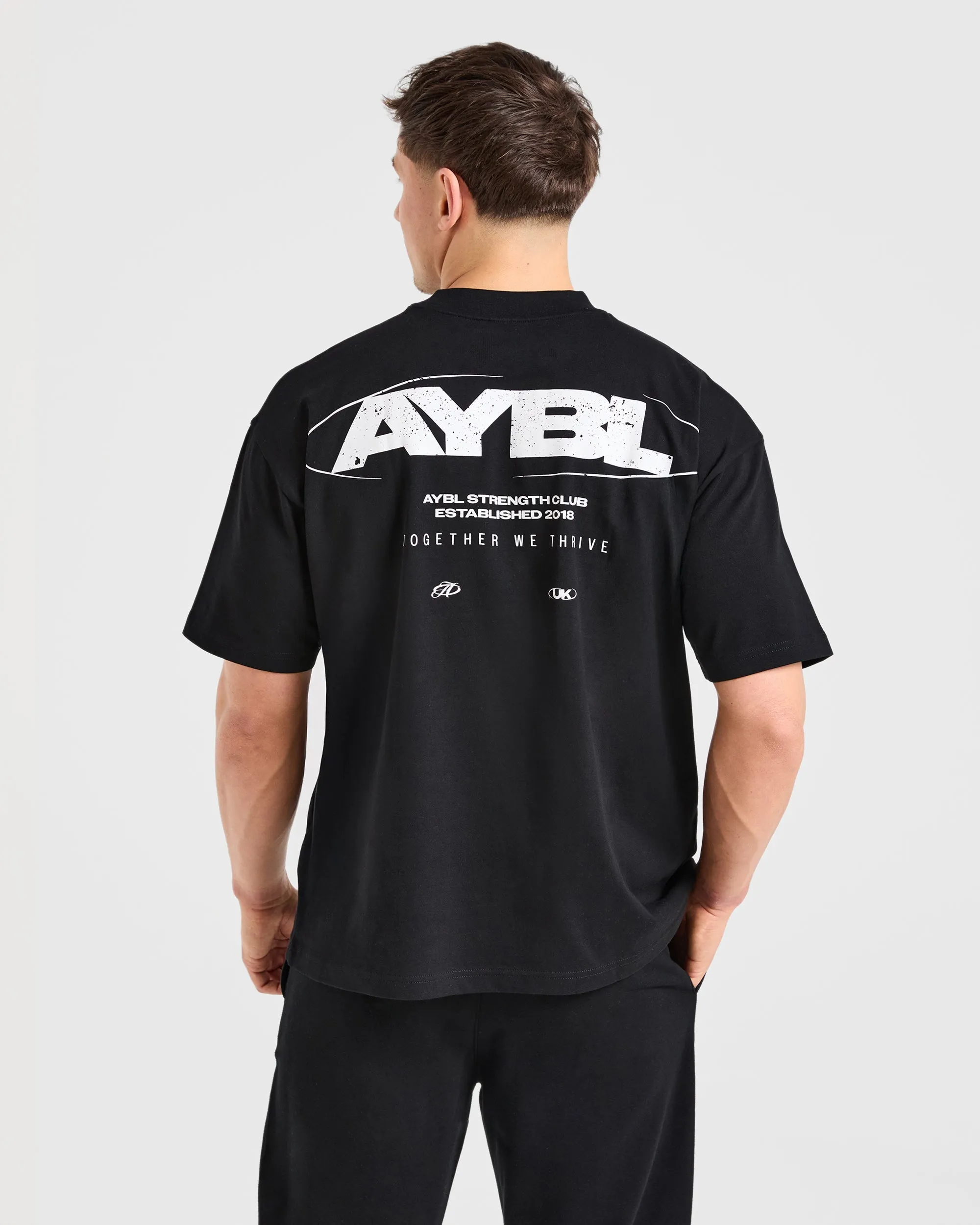 Orbit Oversized T Shirt - Black AllWeatherComfort