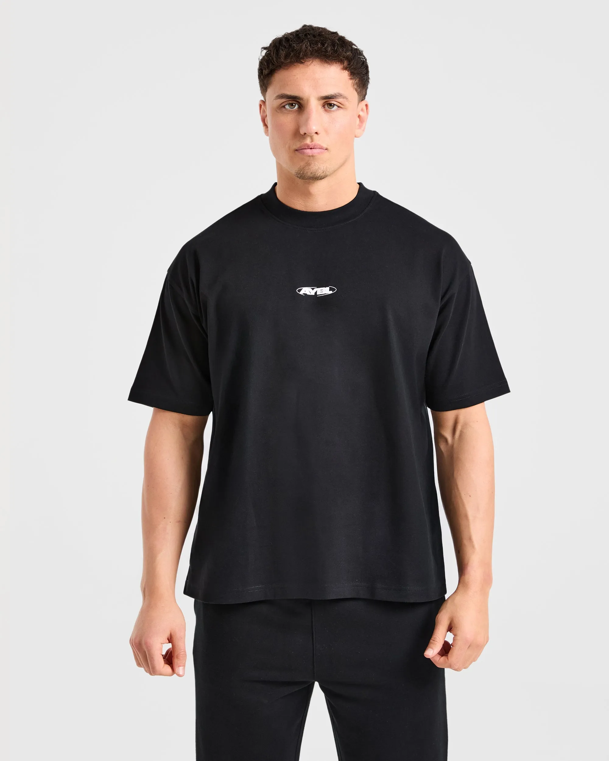 Orbit Oversized T Shirt - Black Fade Resistant Coating sports activity