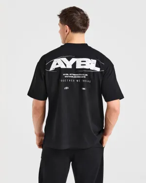 Orbit Oversized T Shirt - Black AllWeatherComfort