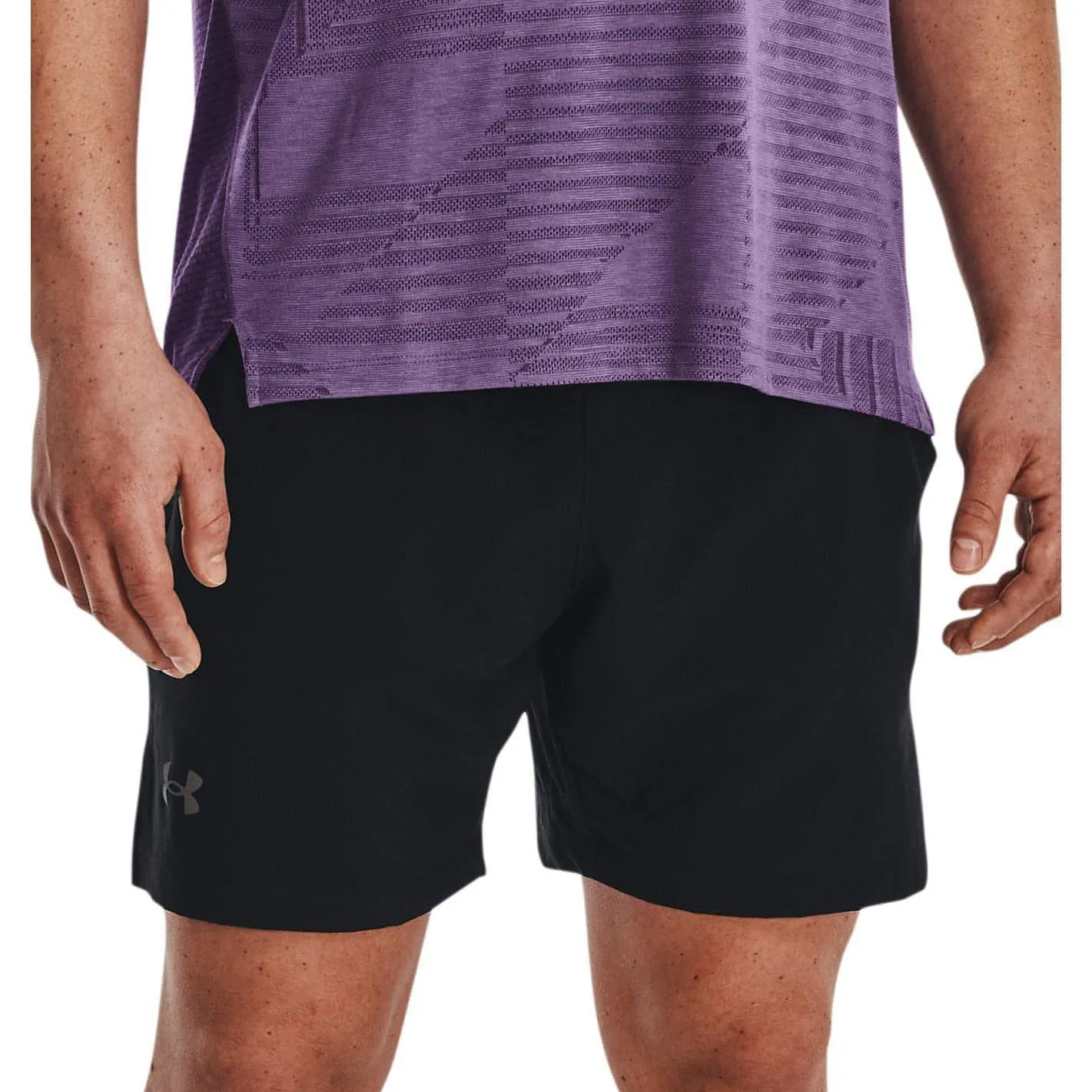 Under Armour Launch Elite 2 In 1 Mens Running Shorts - Black Coastal Style