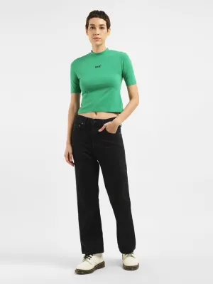 Streetwear Mood Easy Style Women's Black Bootcut Fit High Rise Jeans