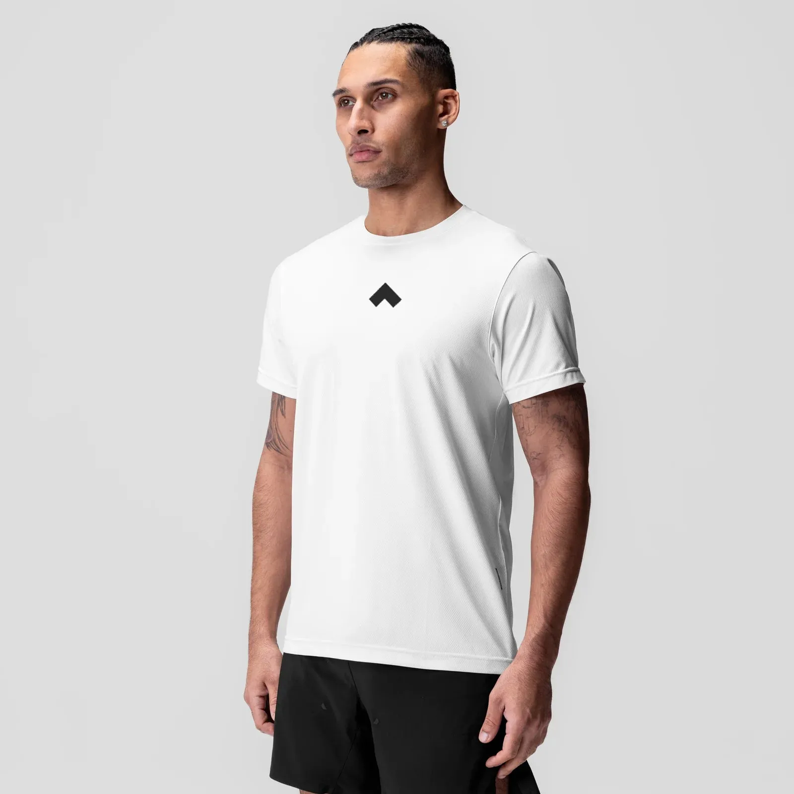 Flexible Neckband ASRV x Tonal AeroSilver? Essential Tee - White
