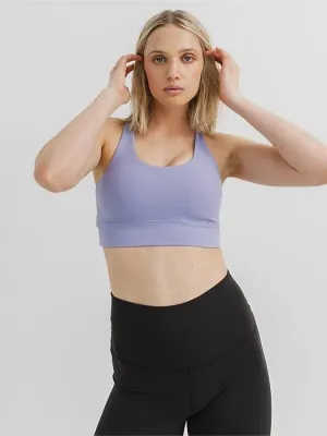 Elevate Bra in Periwinkle skiing outfit Modern Look