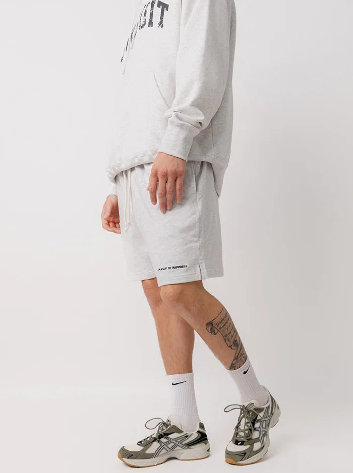 Happiness Shorts in Heather Grey Durable Material