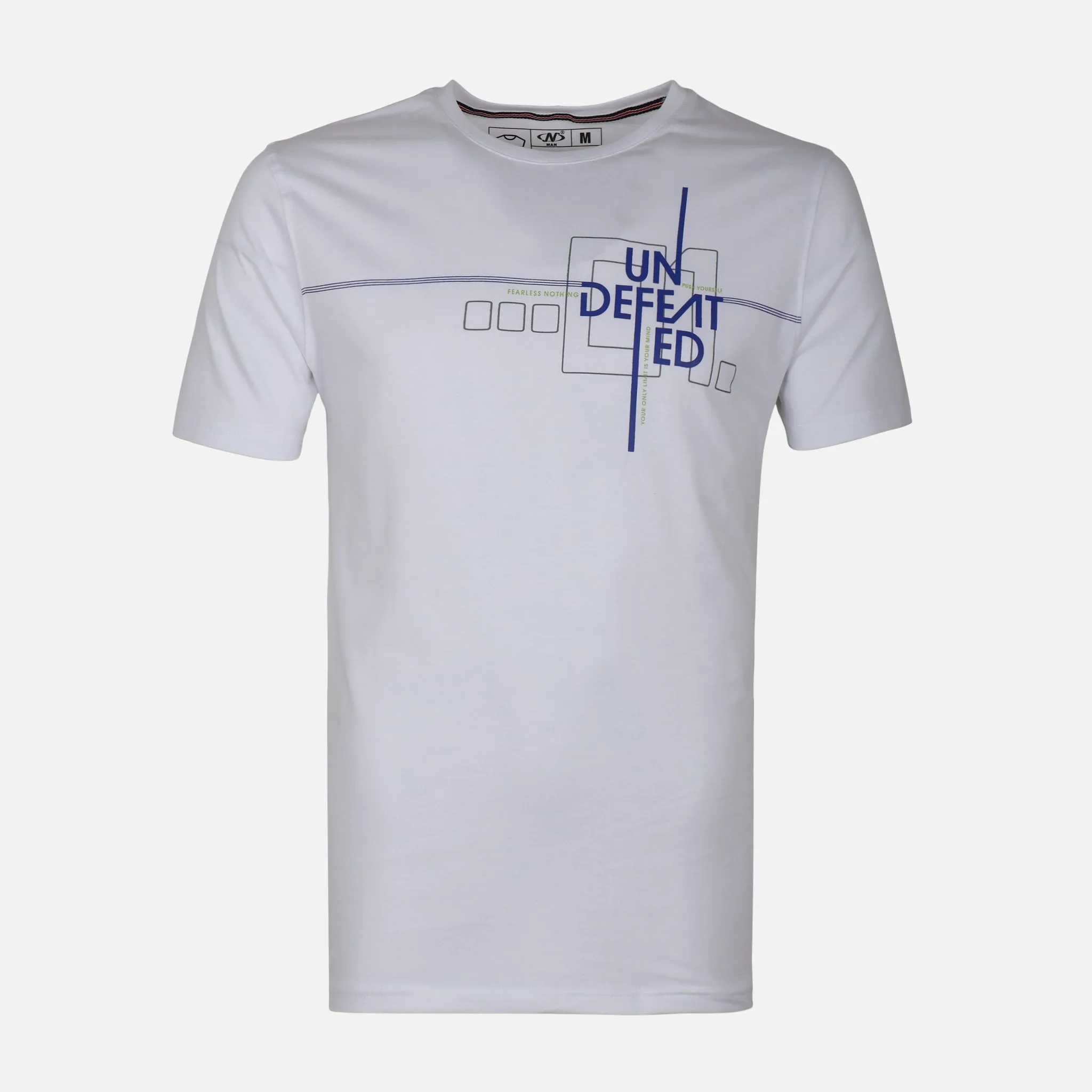 MEN GRAPHIC T-SHIRT ROUND NECK REGULAR FIT NonRestrictive Design Legend Fit