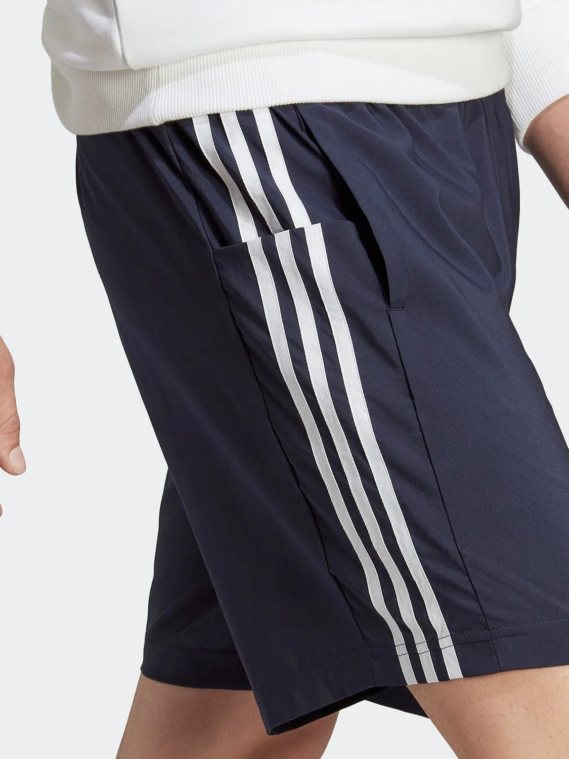 Lace trim Chafe Free Edging Chelsea 3 Stripe Shorts Mens