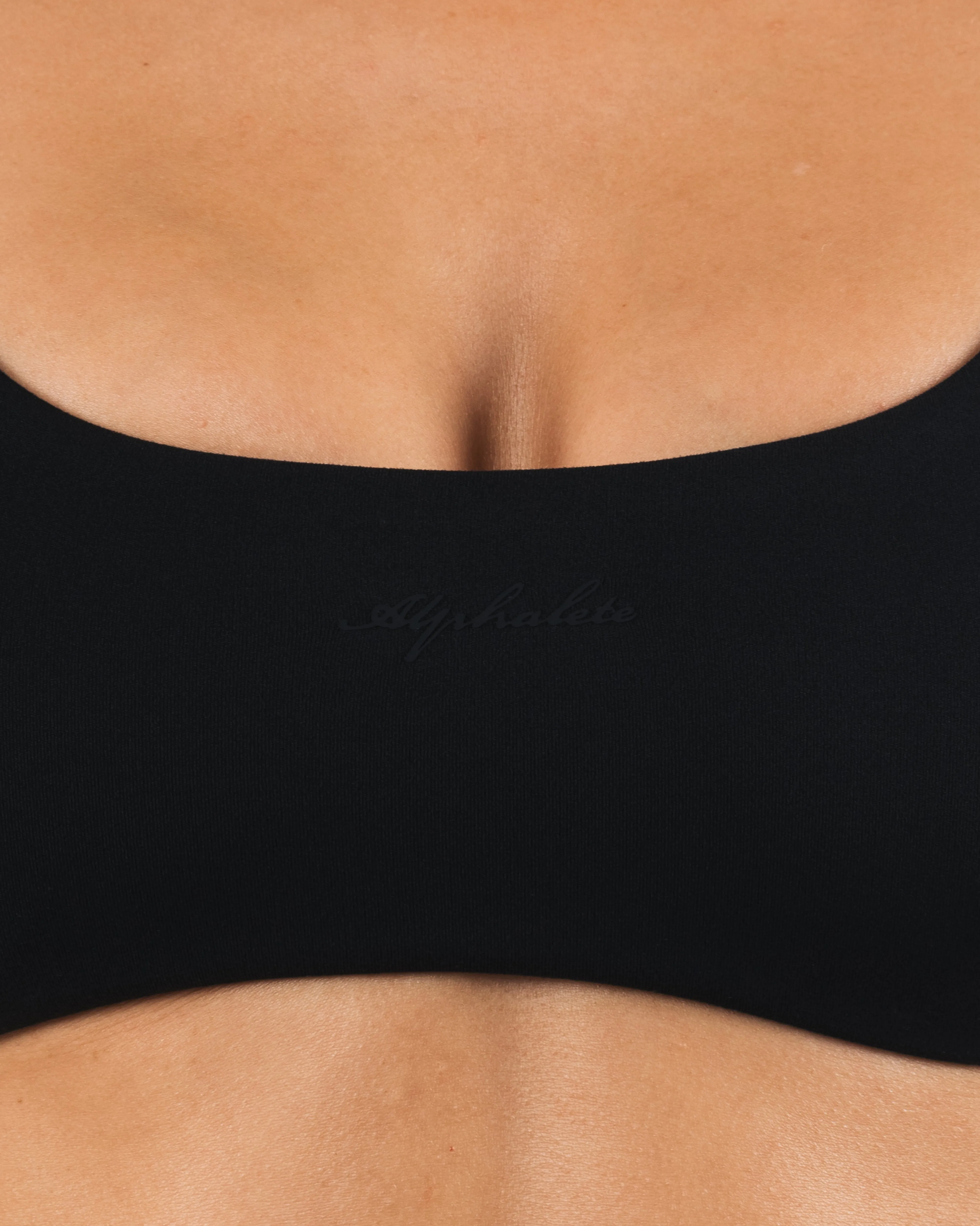Regular Fit Aura Strappy Bra - Onyx