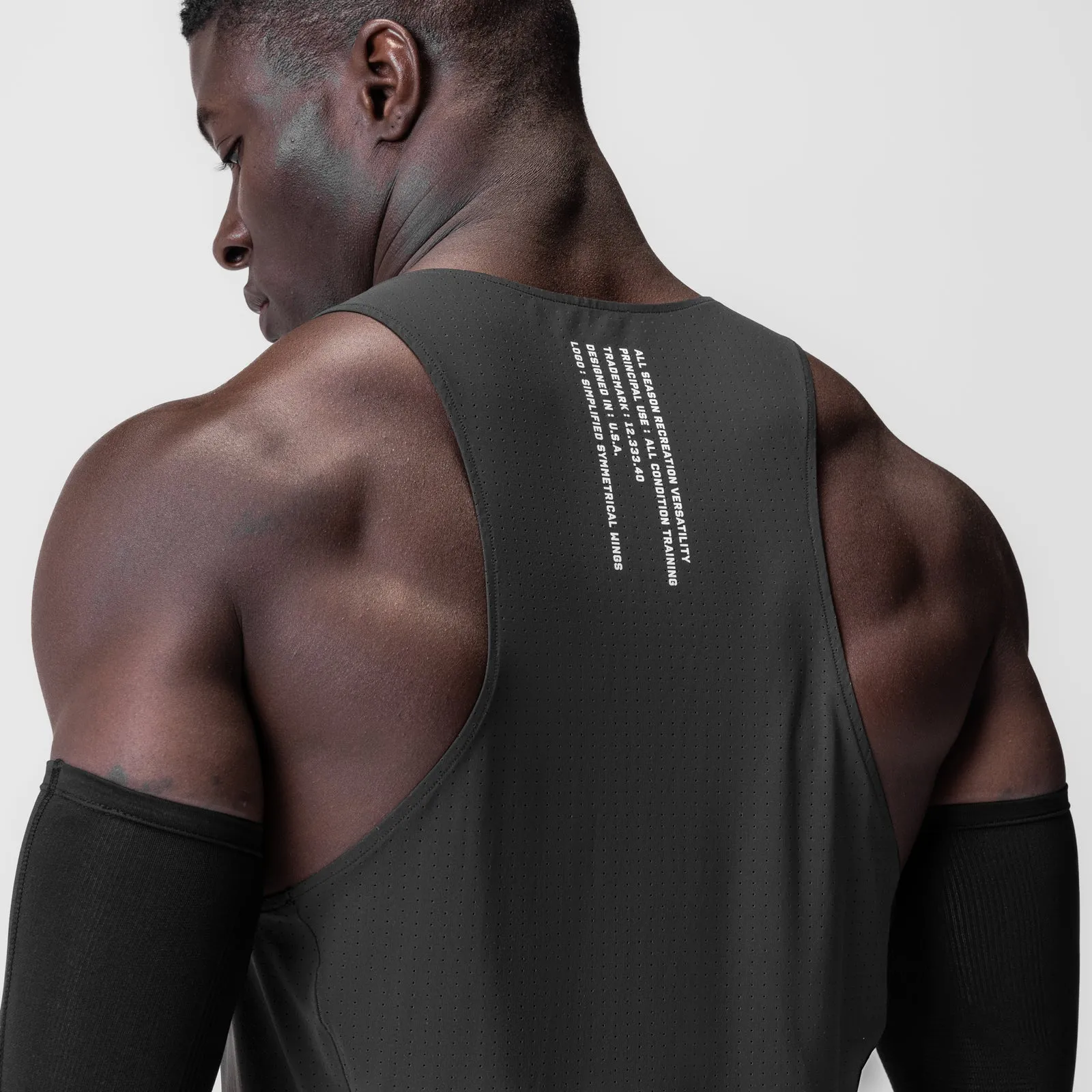 0949. Laser-Vent? Singlet Tank - Space Grey Corrosion - resistant