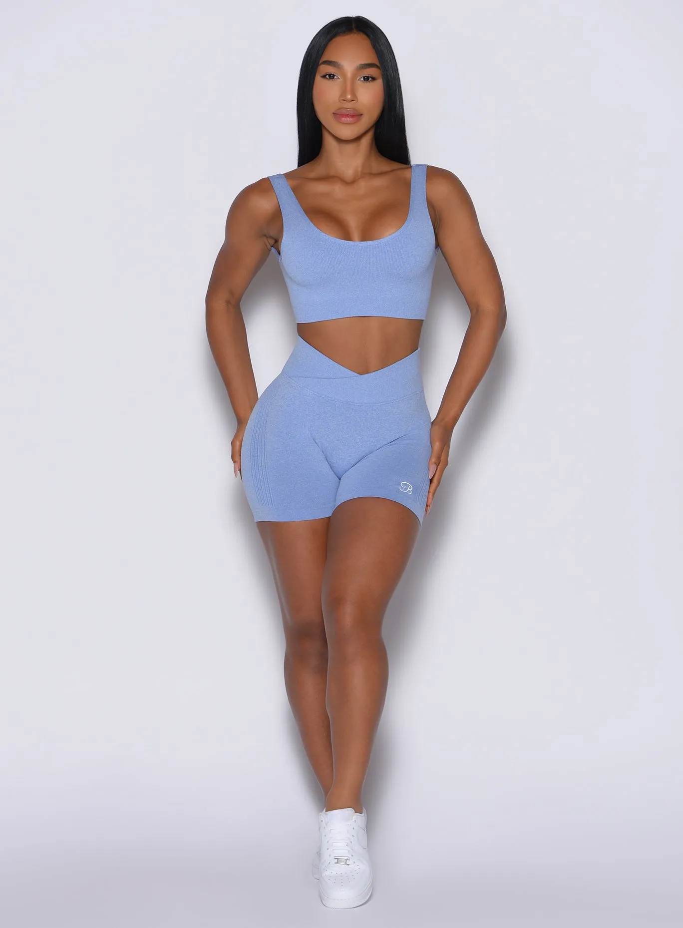 sustainable product Ergonomic Curved Seams Contour Seamless Shorts