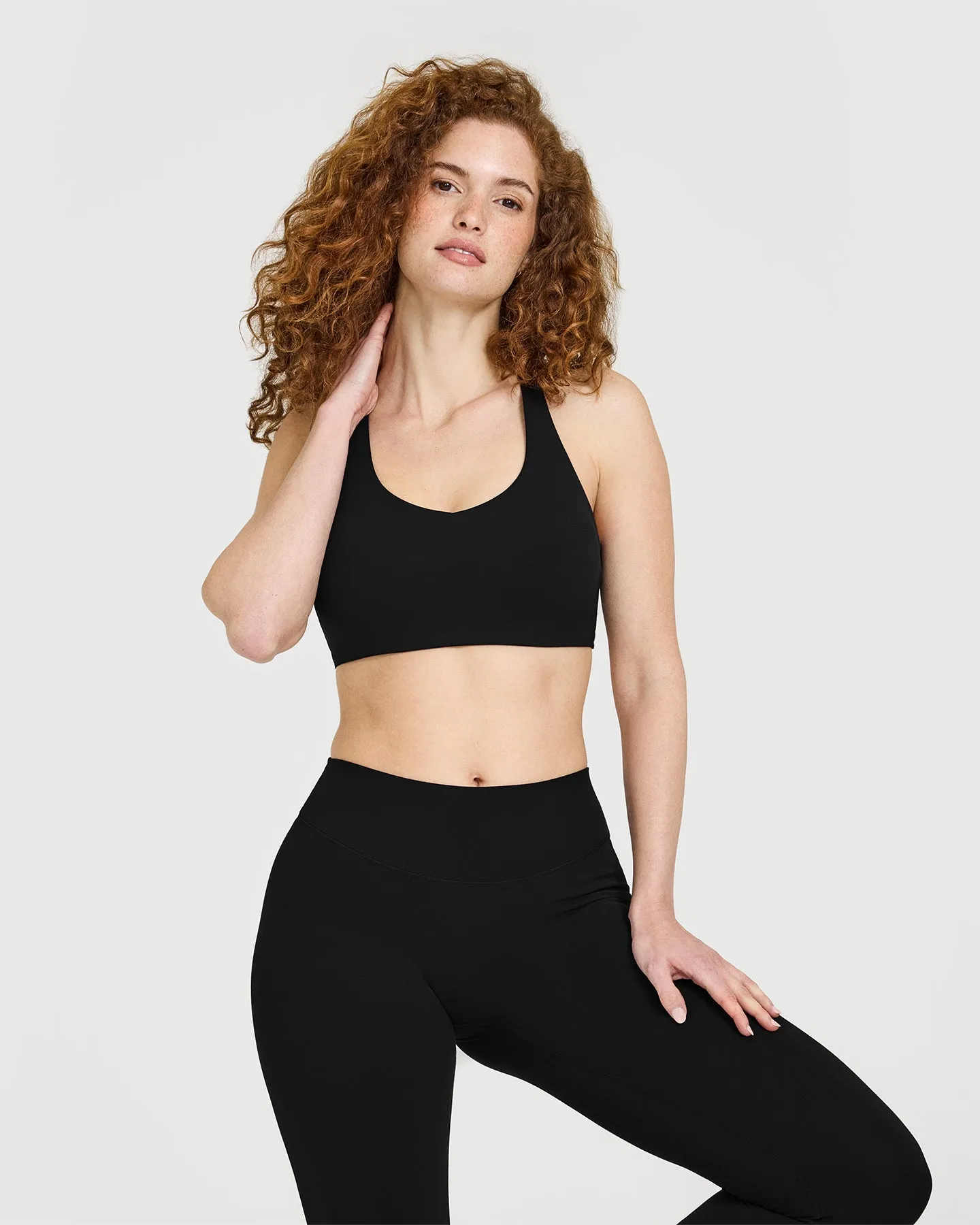 Devotion SoftMotion? Sports Bra | Black Stretchy Support