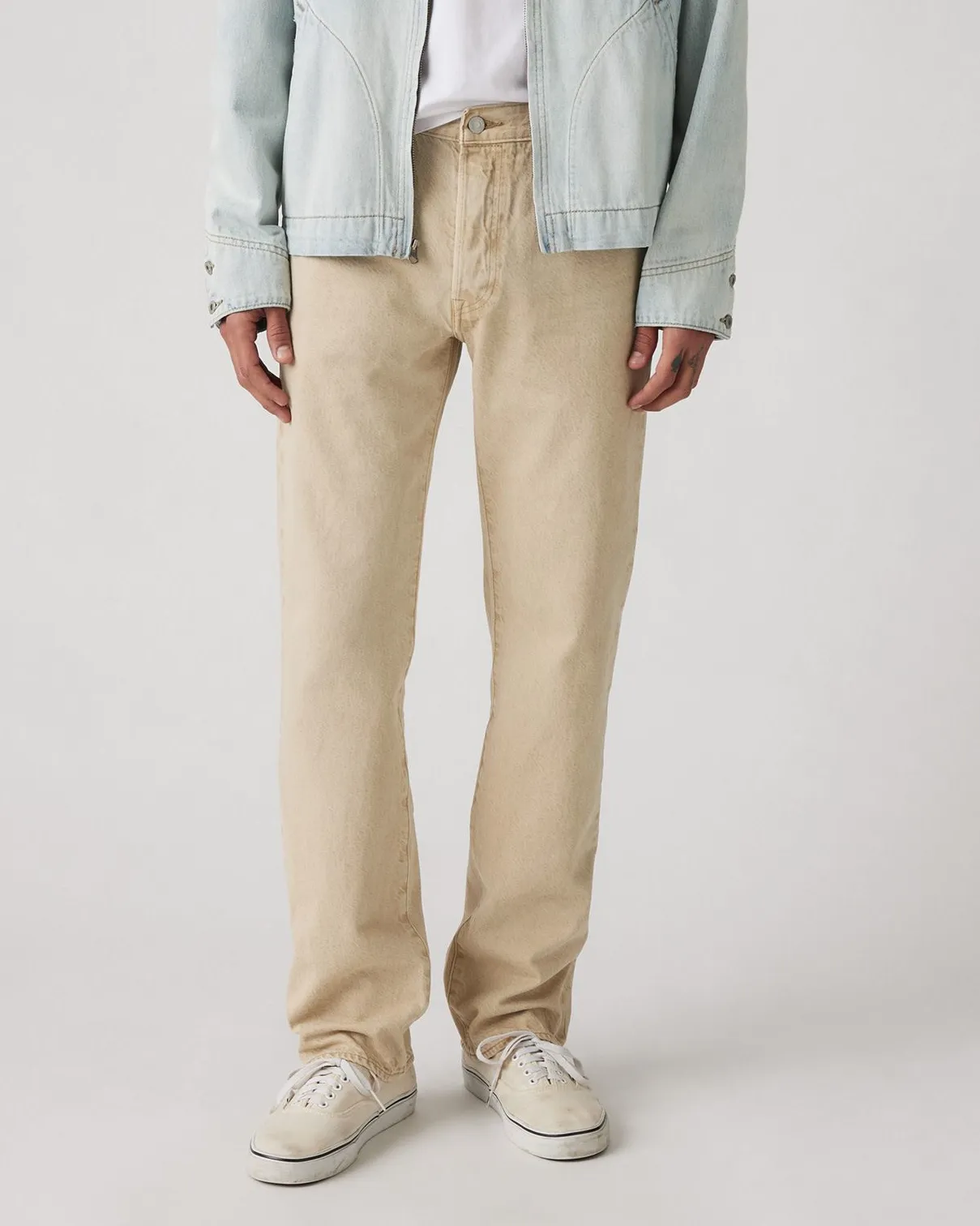 Weekend Getaway Minimalist Breathable Sandblasted Details Levi's? 501 Original Lightweight Regular Fit Mens Jeans - Funky Thangs GD