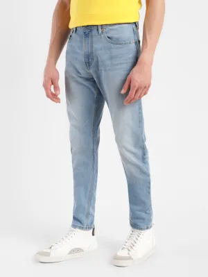 Men's 512 Blue Slim Tapered Fit Mid Rise Jeans All Season Fabric Weight