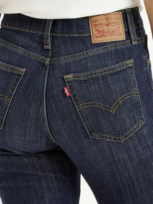 Modern Wear Women's 724 Blue Straight Fit High Rise Jeans