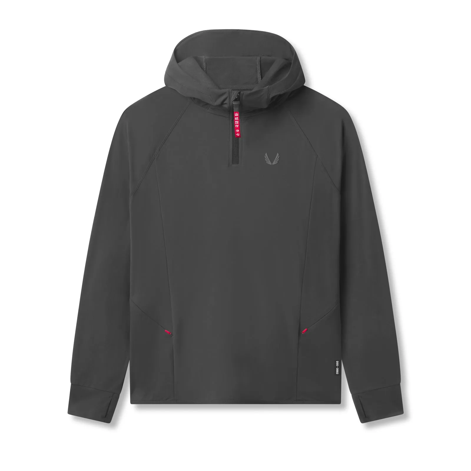 Fleece Lined Interior Side Pockets 0682. Training Hoodie - Space Grey