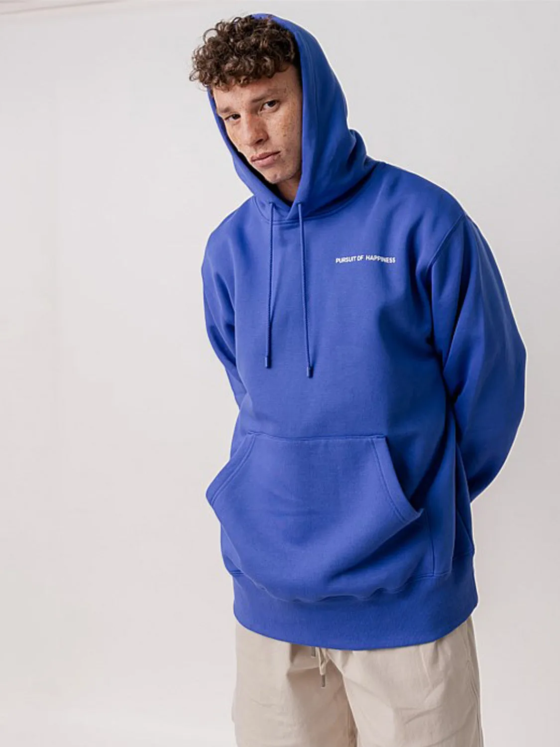 Simple Logo Heavyweight Pullover in Royal Blue Freelancer Uniform