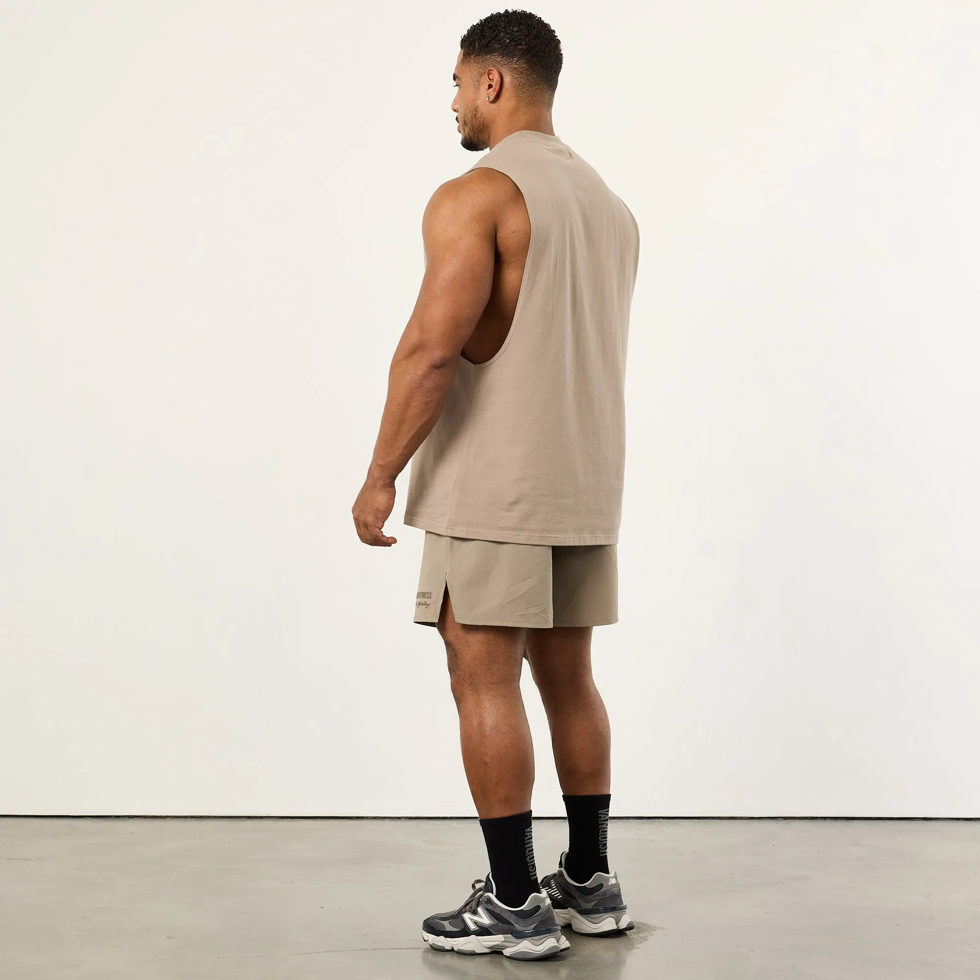 Vanquish Sand Signature Woven Shorts Anti Static Fabric