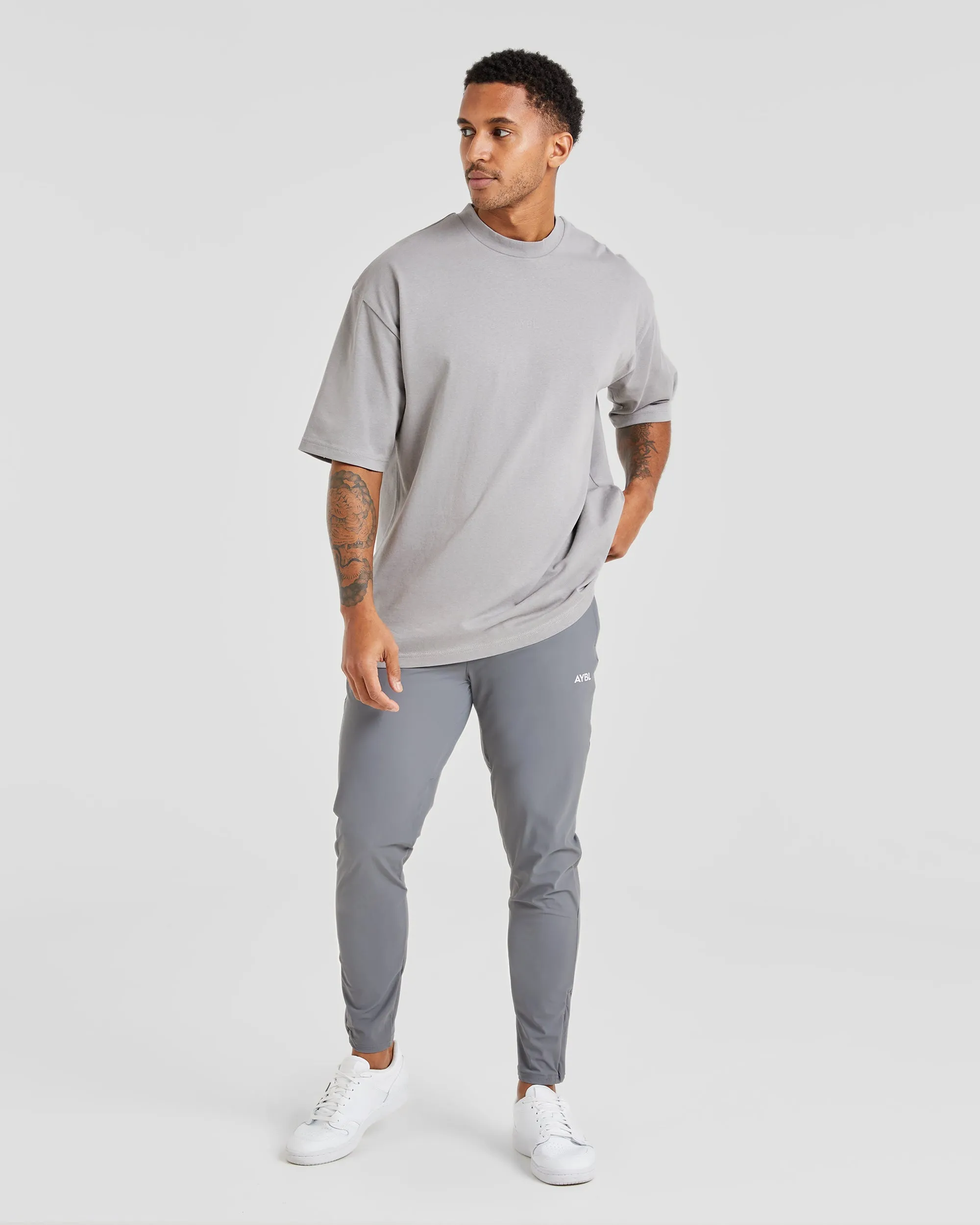 Craft Oversized T Shirt - Misty Fashion-Forward Thermoregulating Fabric