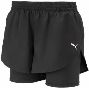 Puma Woven 2 In 1 Womens Running Shorts - Black holiday apparel