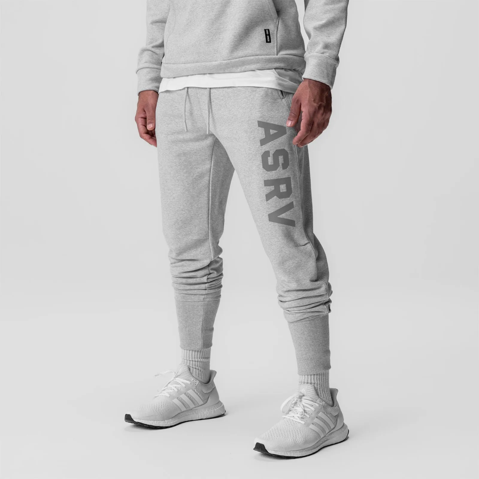 0915. Tech-Terry? High Rib Jogger - Heather Grey "ASRV" RecycledPolyester