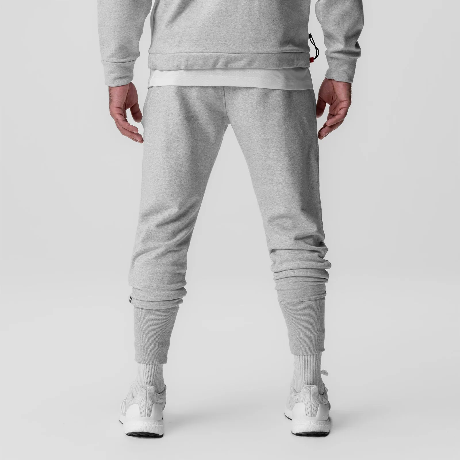 0915. Tech-Terry? High Rib Jogger - Heather Grey "ASRV" GussetedCrotch Urban Utility