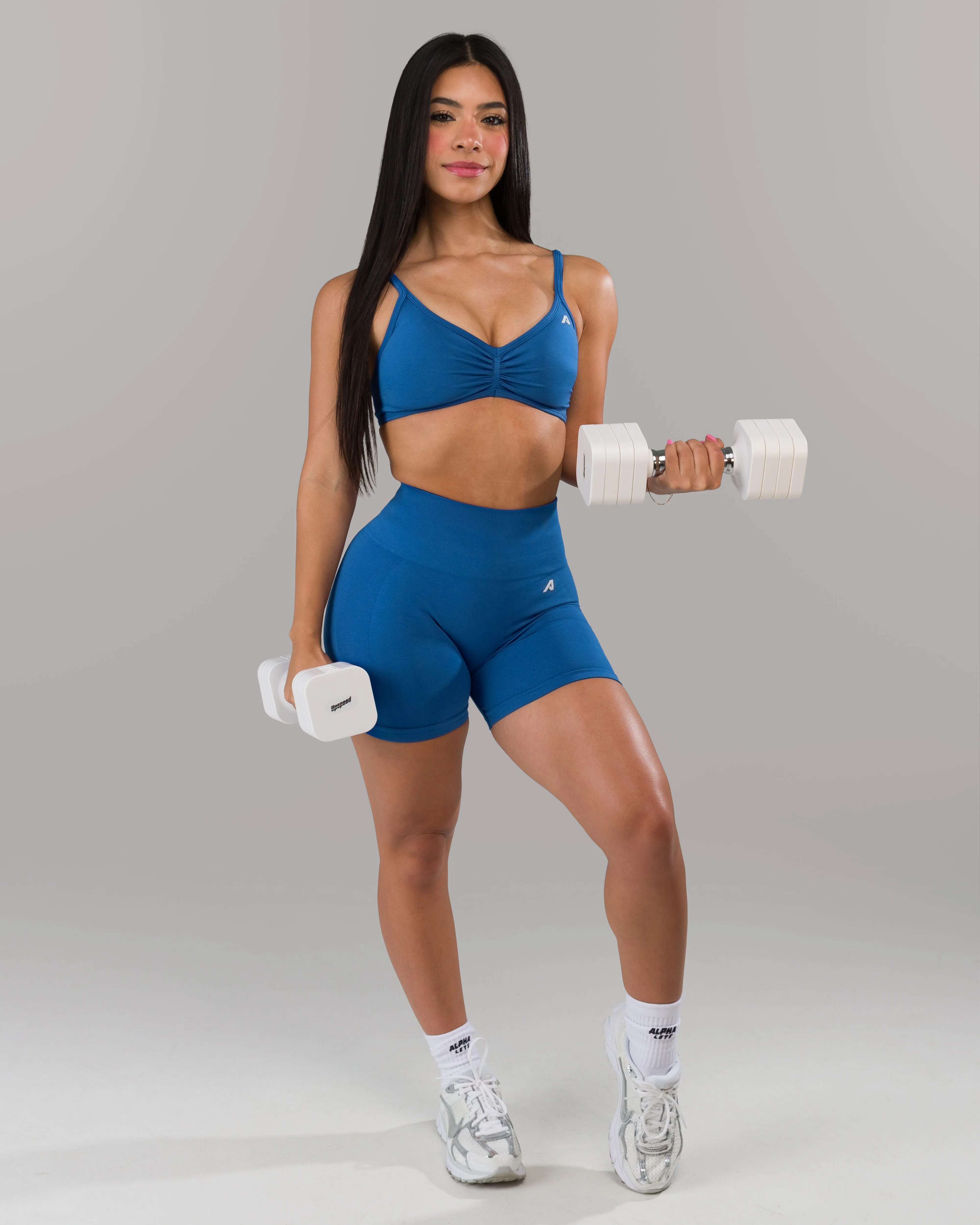 Athletes in training Polyester active clothing Sandy Bra - Palace Blue