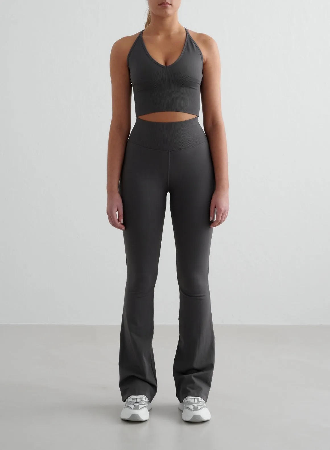modern warfare Moisture Wicking Fabric Shadow Grey Shape Seamless Cross Back Bralette