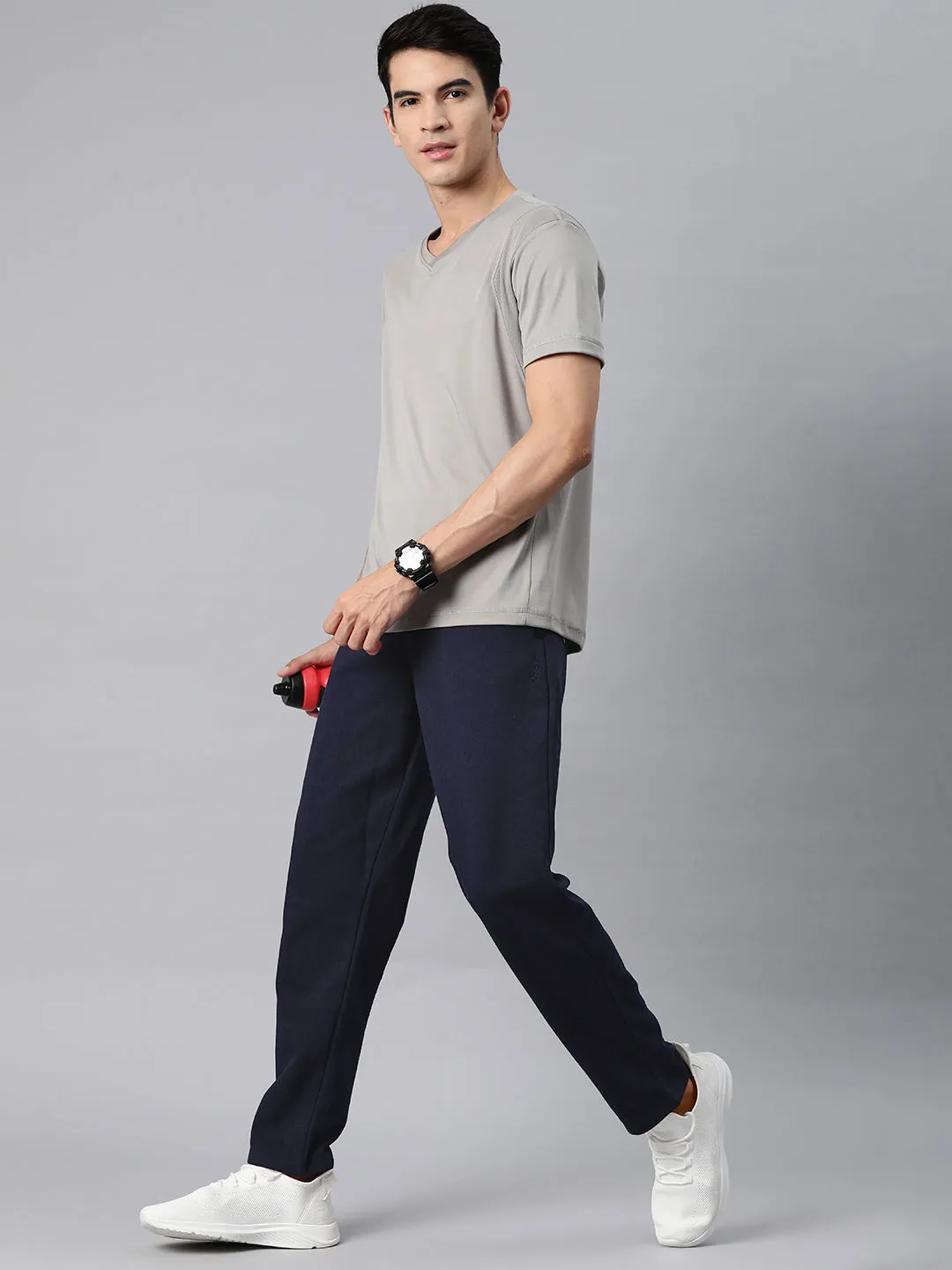 Durable Construction Alcis Men Solid Regular-Fit Track Pants