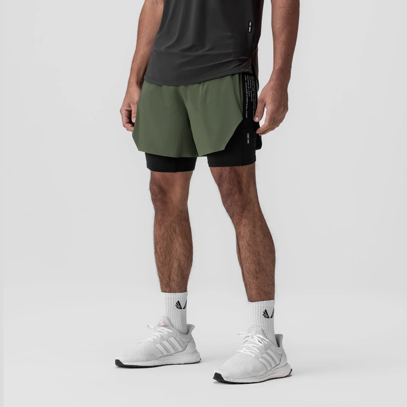 Everyday Style Sporty Vibes 0953. Aerotex? Hybrid Liner Short - Olive/Black