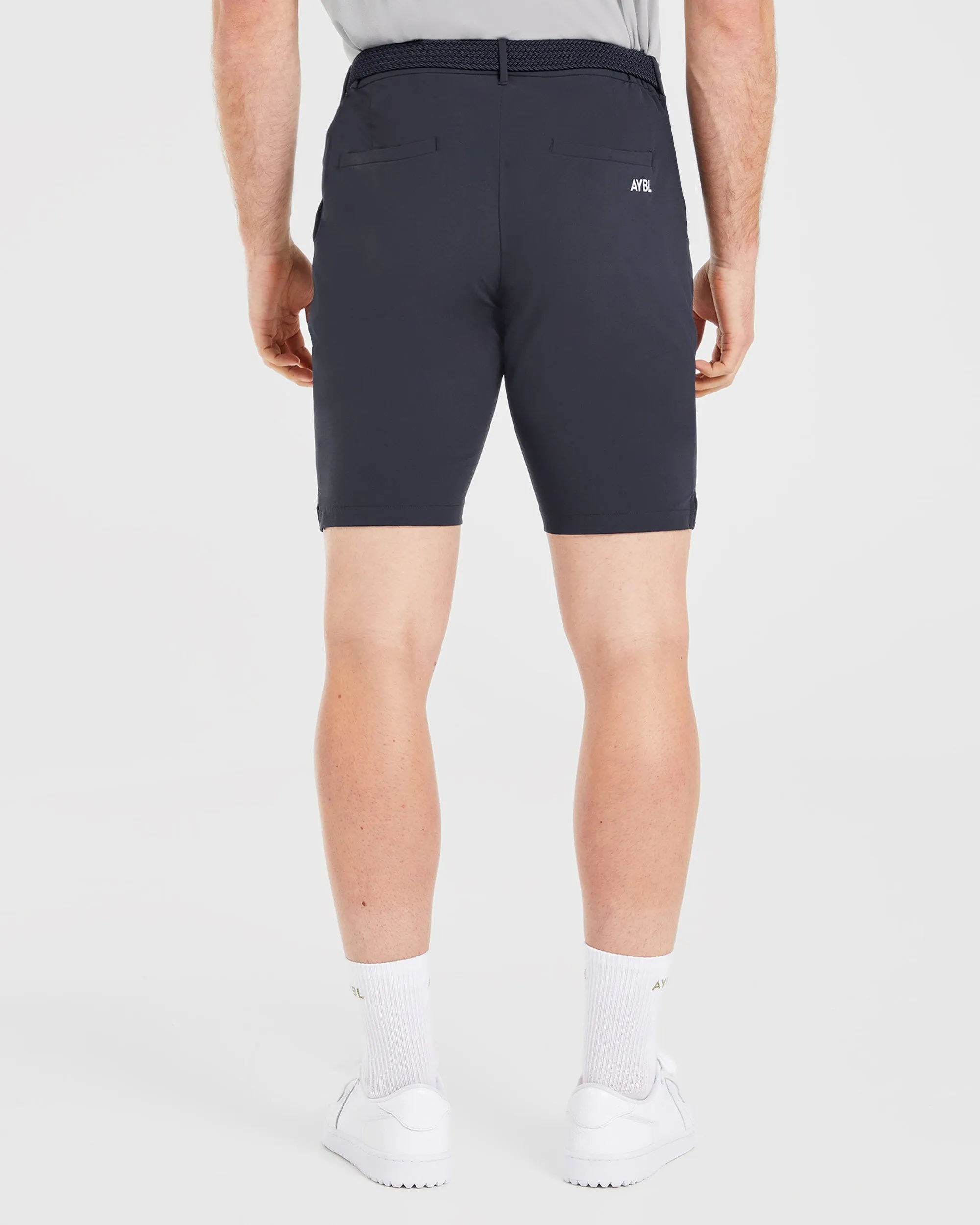 Practical Wear Ergonomic Panel Design Performance Shorts - Navy