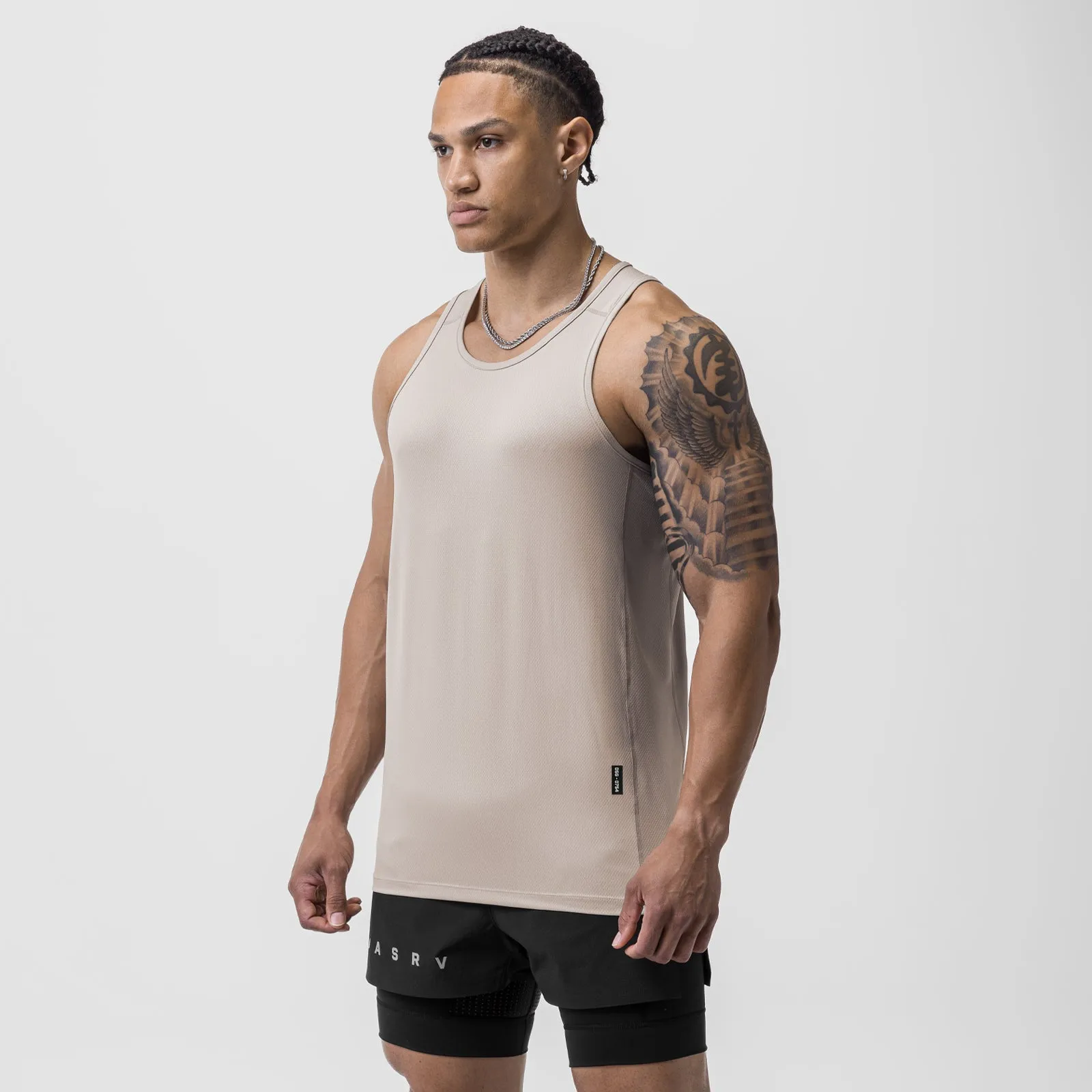 Body Mapping Design engineers 0754. AeroSilver? Training Singlet - Chai