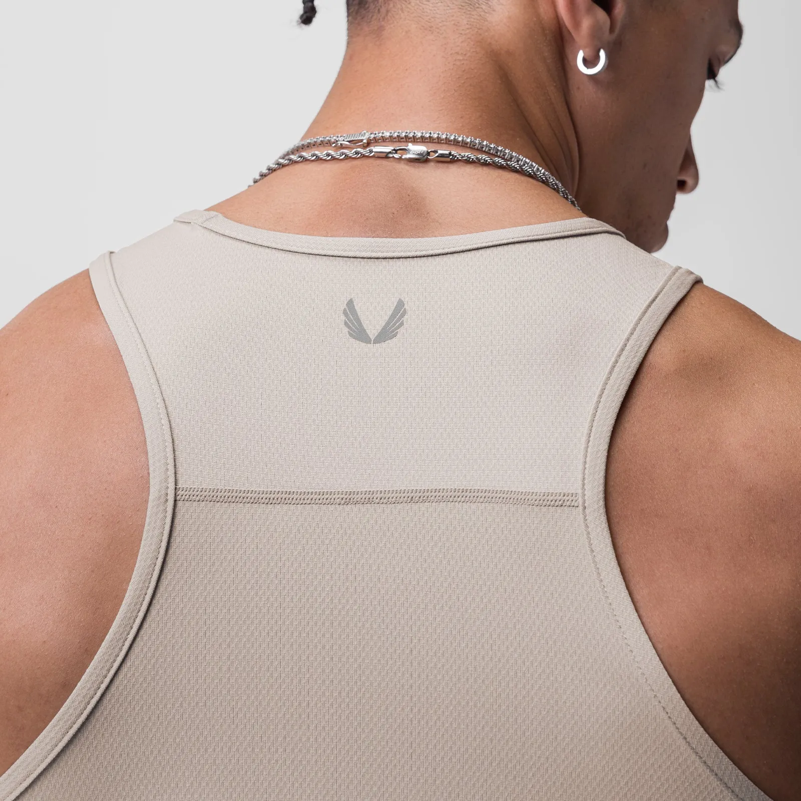 Comfortable layering piece 0754. AeroSilver? Training Singlet - Chai
