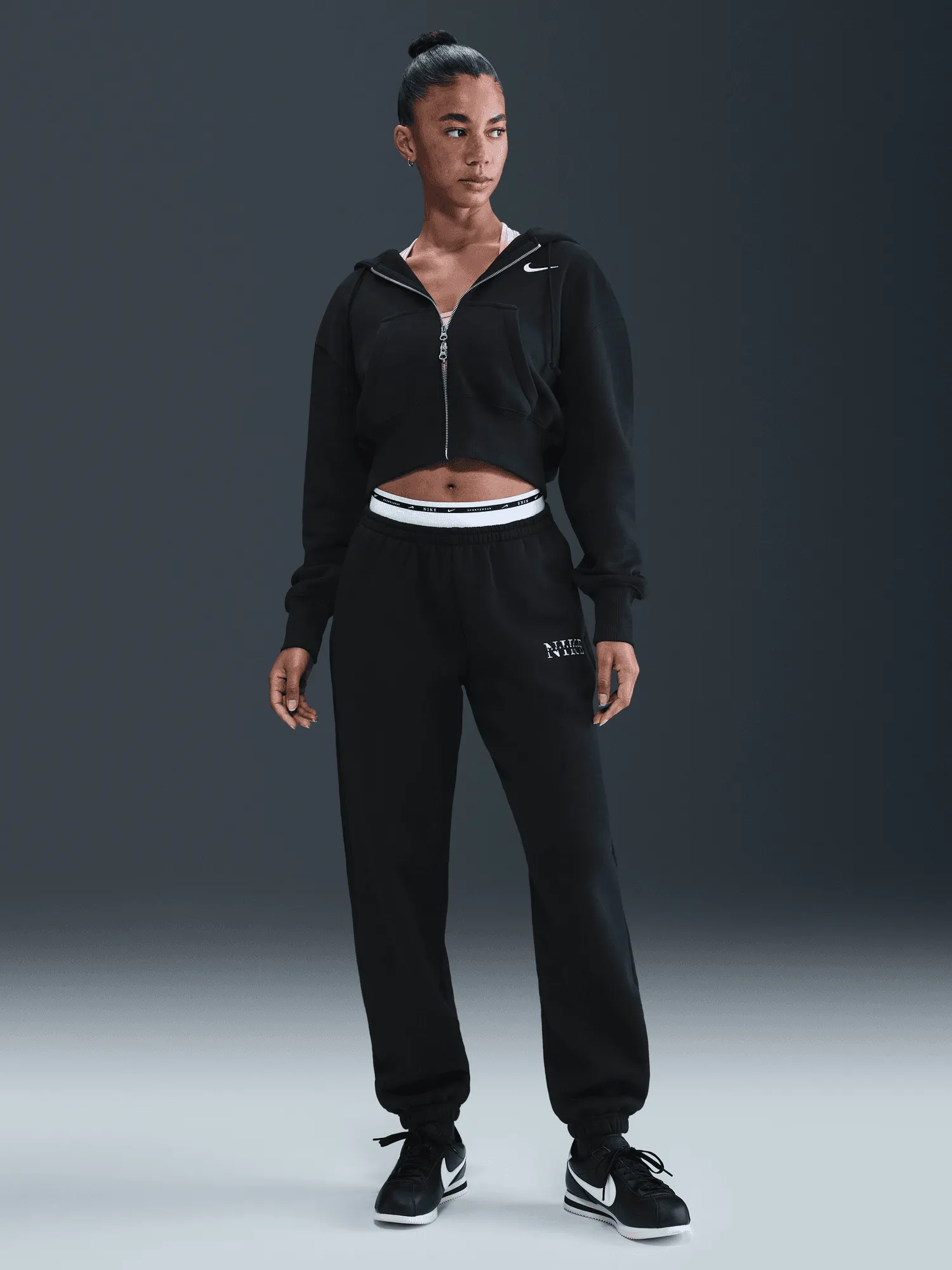 Sportswear Phoenix Full Zip Hoodie Lace trim Spring Layer