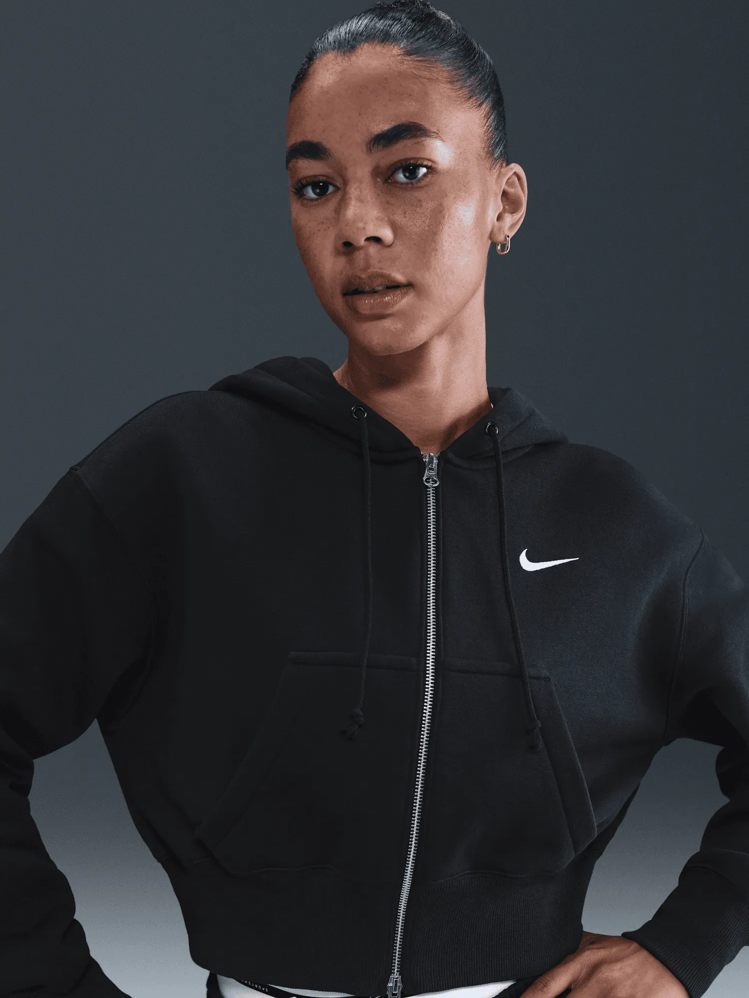 Sportswear Phoenix Full Zip Hoodie Non Restrictive Cut Seasonal Wear