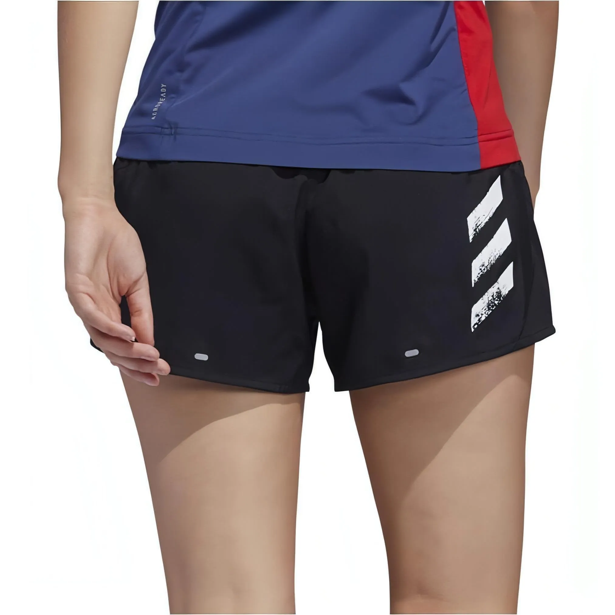 adidas Run It 4 Inch Womens Running Shorts - Black Cargo Pockets