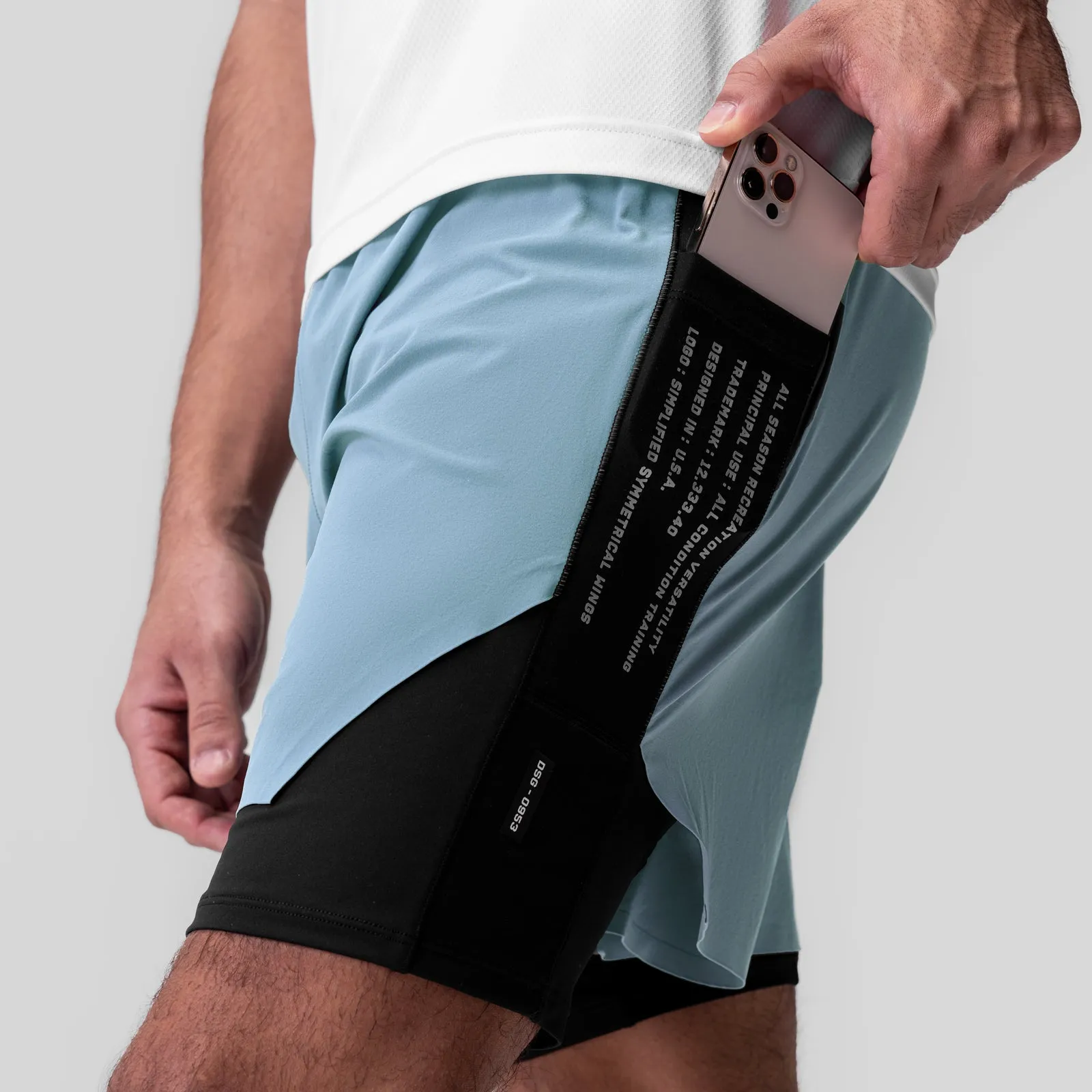 cargo style Non Slip Inner Grip 0953. Aerotex? Hybrid Liner Short - Light Sky