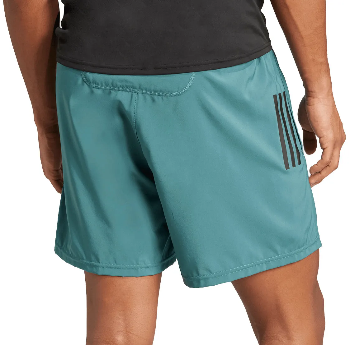 adidas Own The Run 7 Inch Mens Running Shorts - Green Layered Protection System Bright Hues