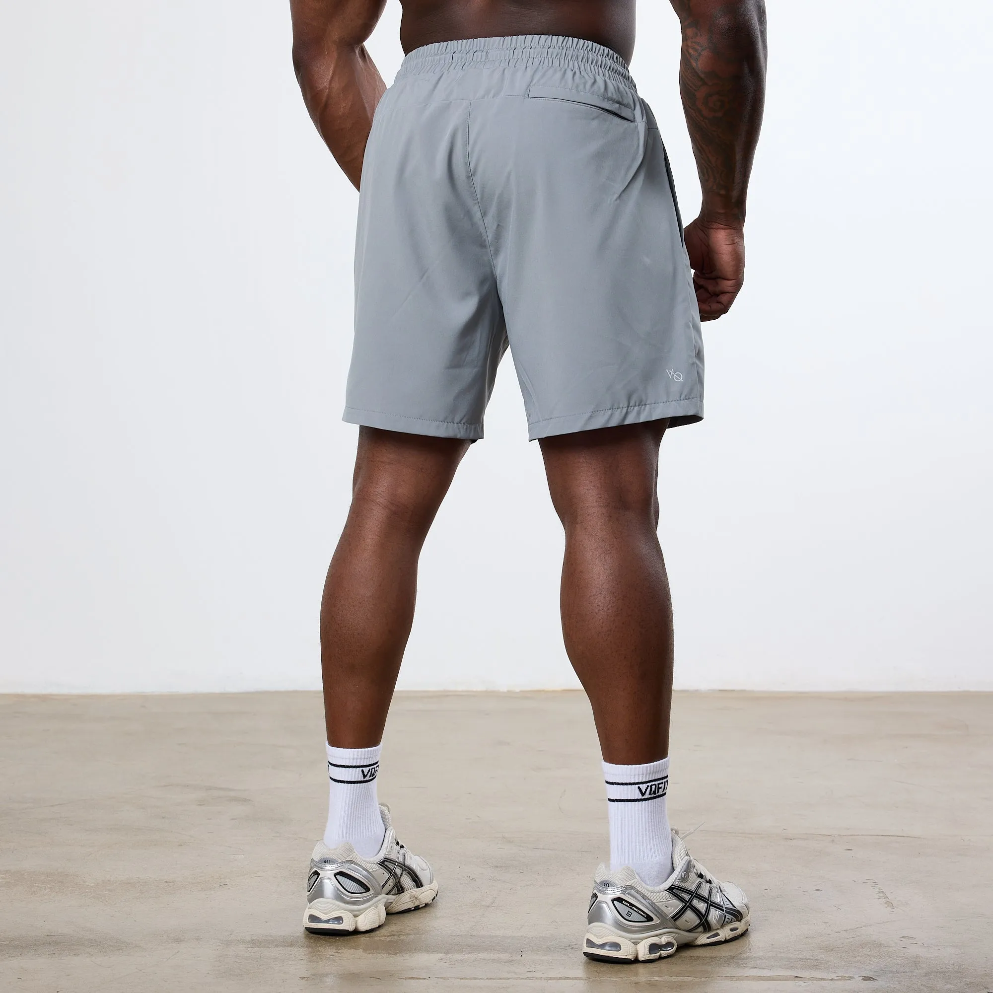 Vanquish Essential Steel Grey 7" Performance Shorts Stretch Comfort Anti Static Technology