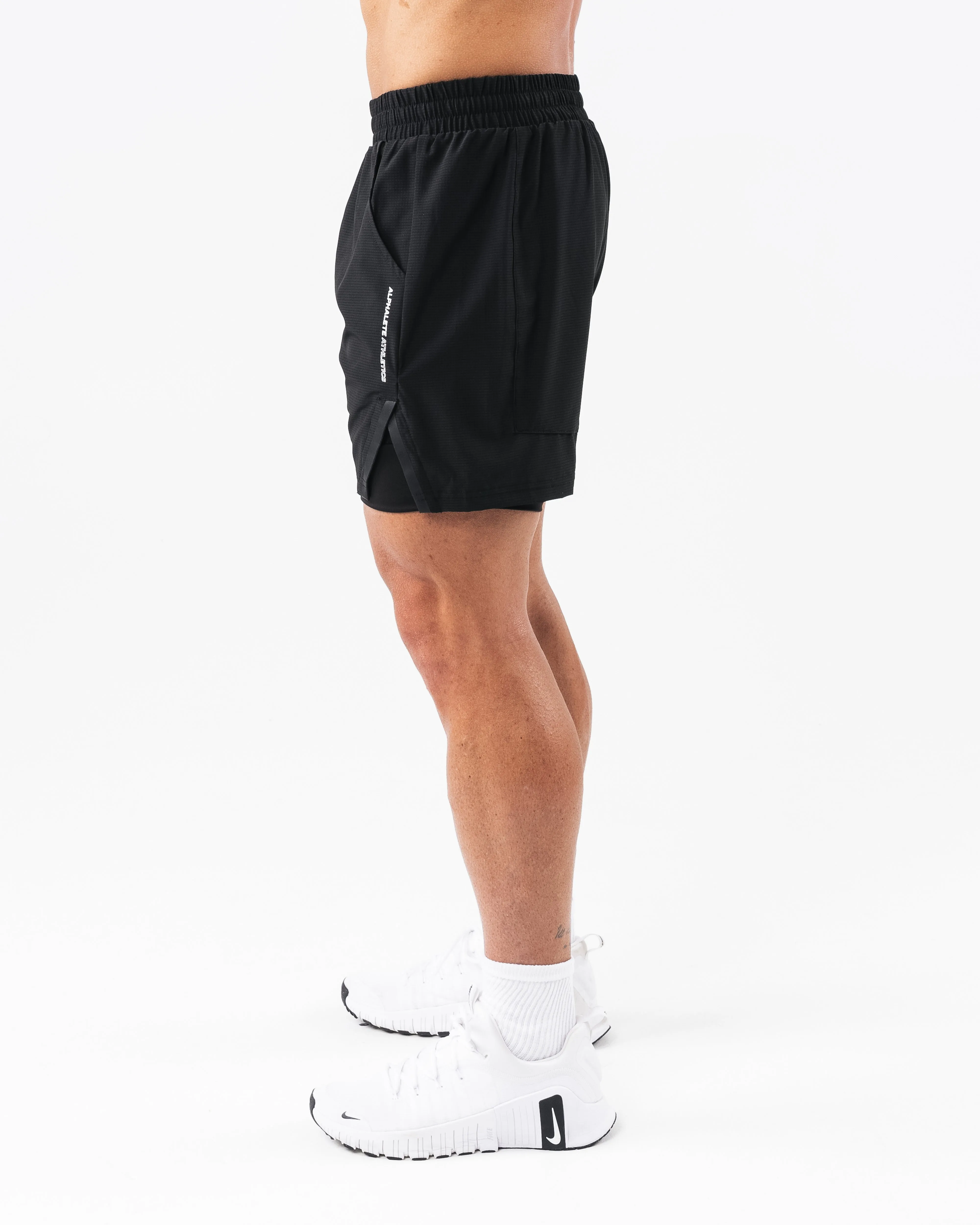 slim fit Infinity Short - Black