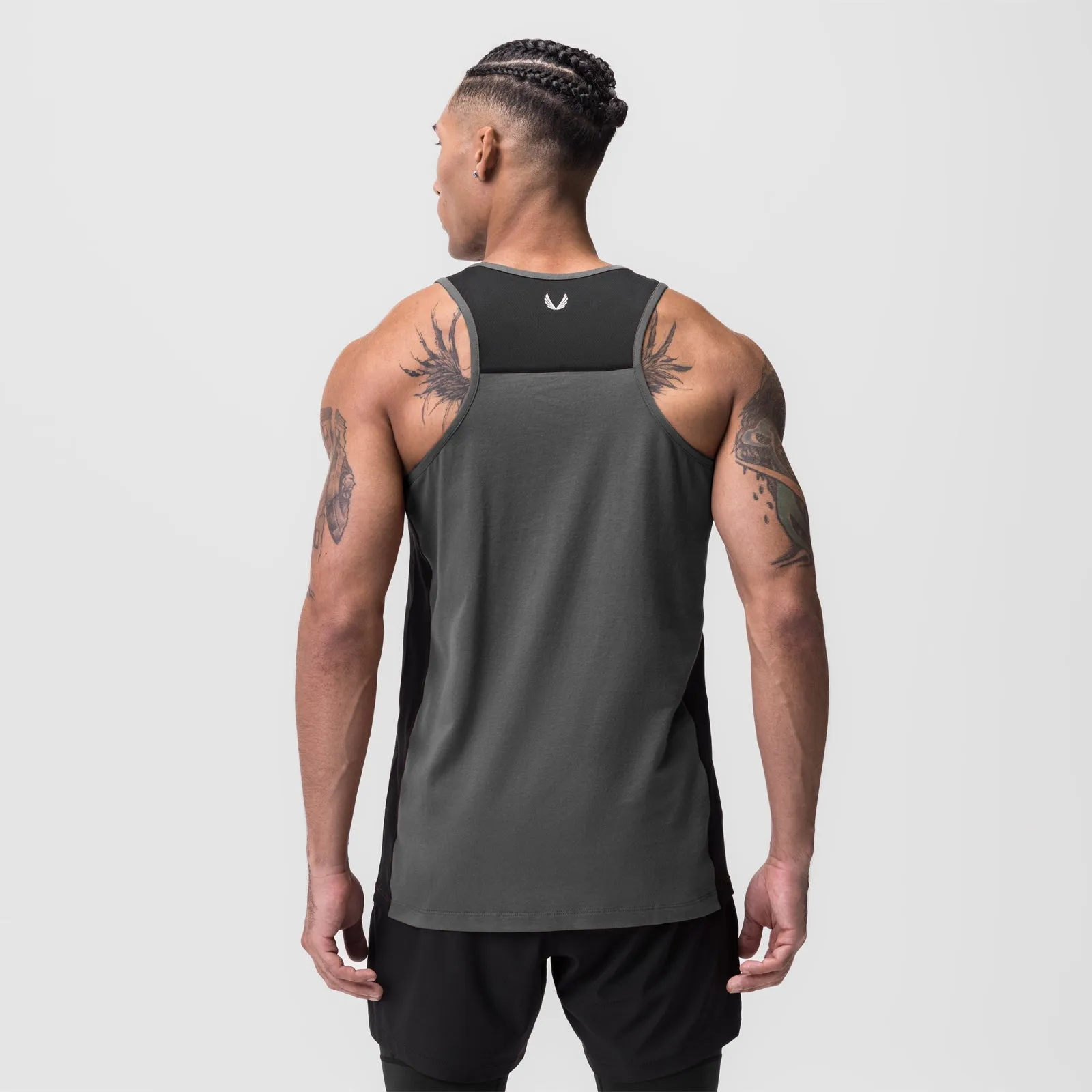 Cost - effective Quick Release Fabric 0809. Supima? Mesh Panel Training Singlet - Space Grey