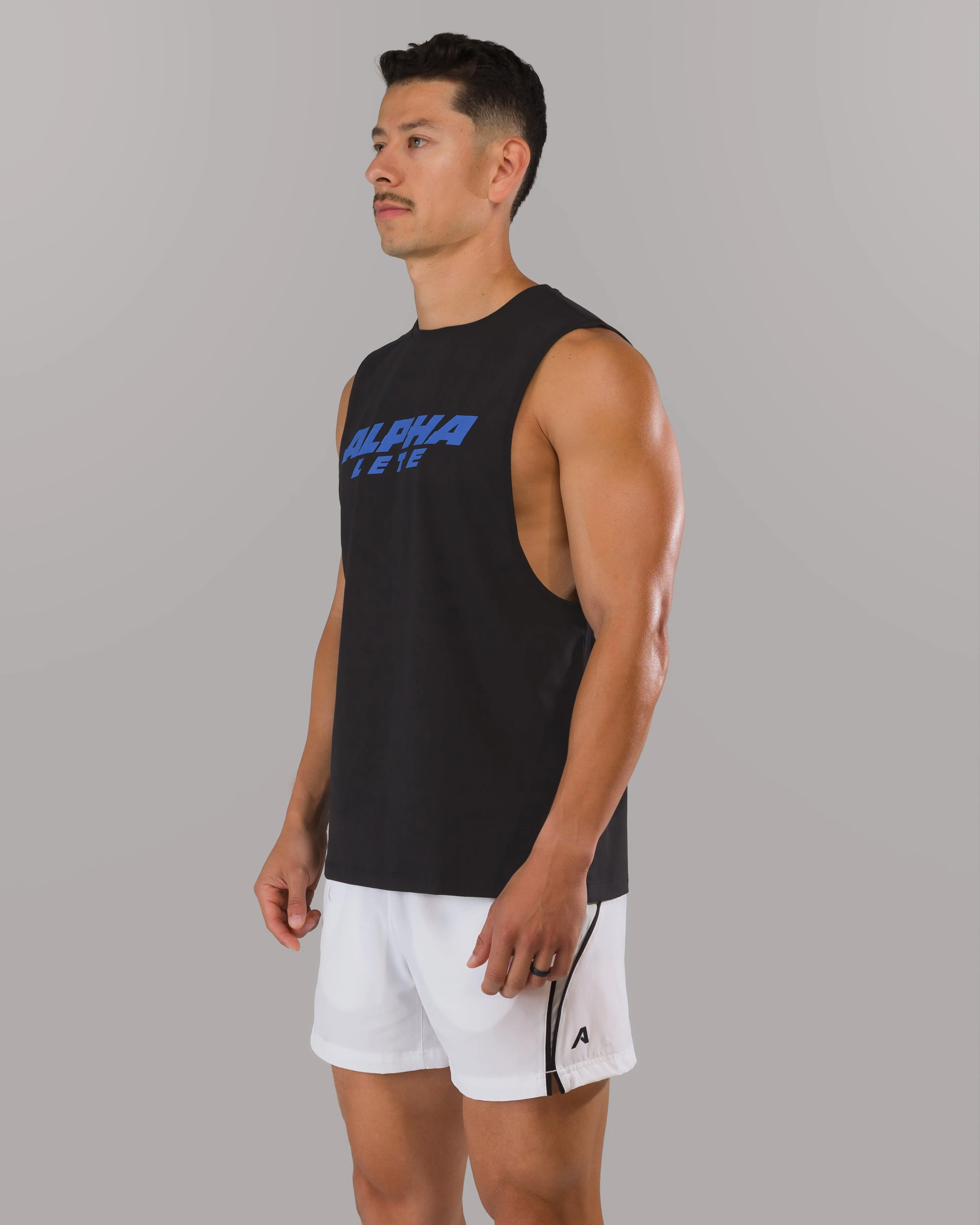 Force Core Cutoff - Black / Varsity Blue Friction Free Fabric