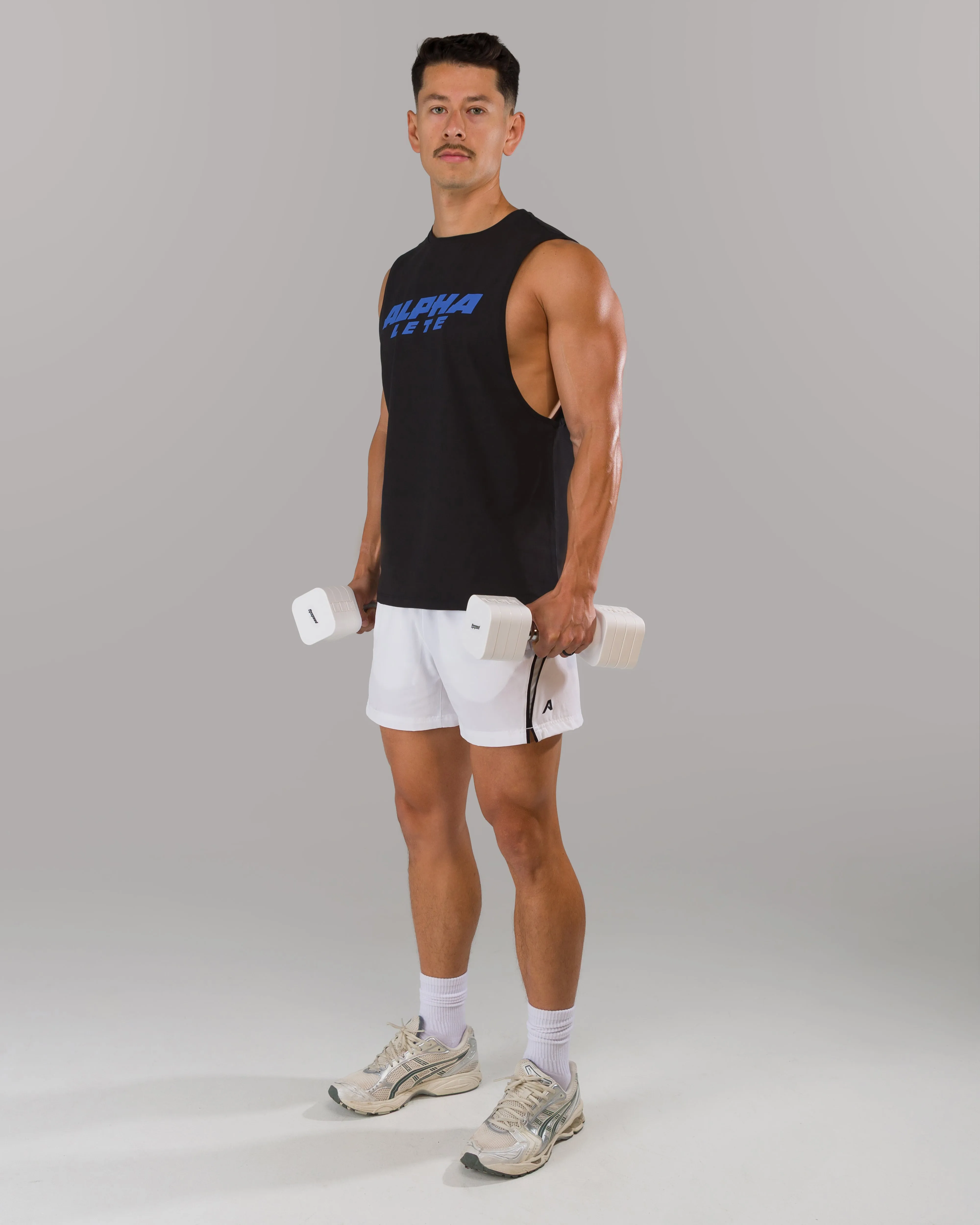 Force Core Cutoff - Black / Varsity Blue large - scale shock - resistance test passed
