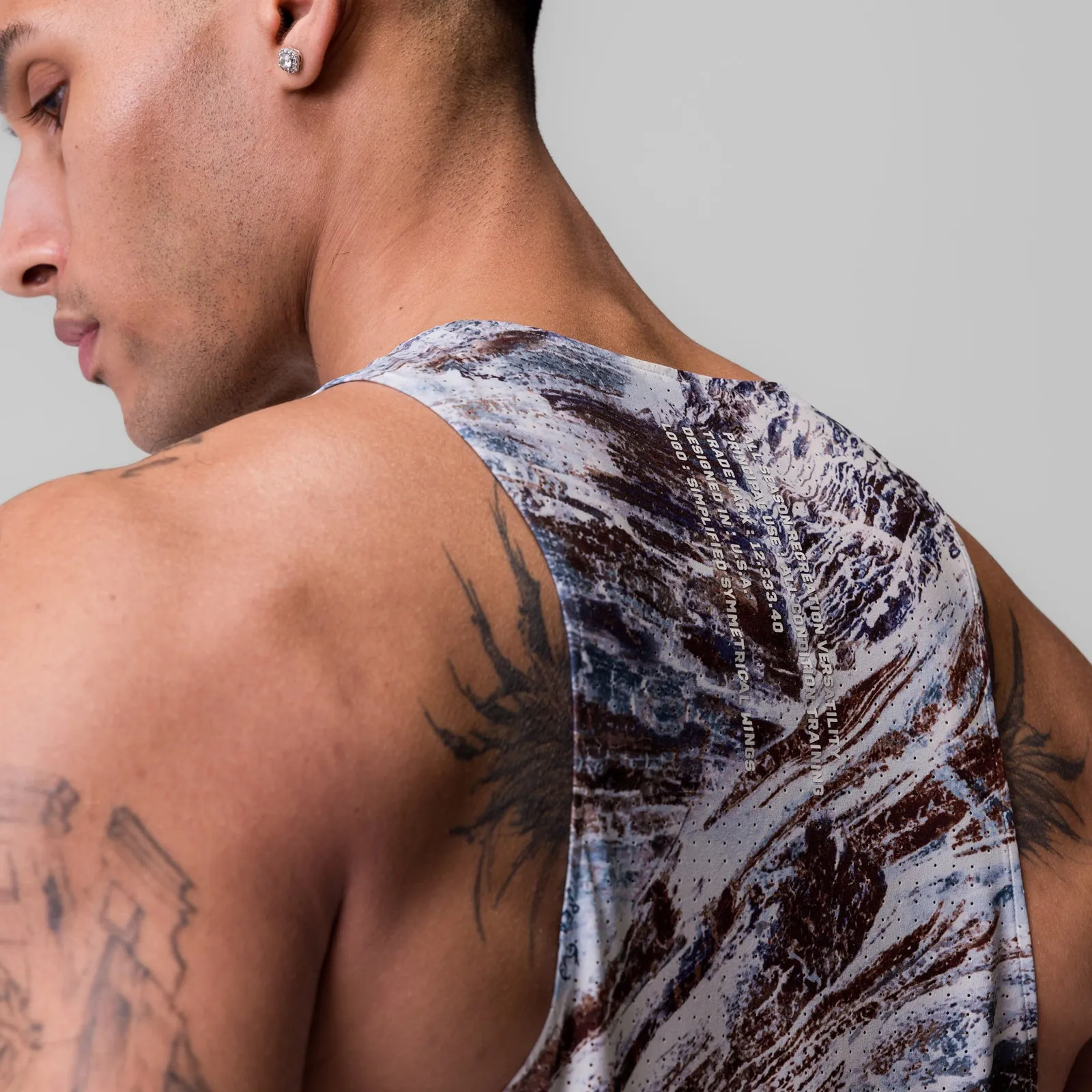 urban area Lockdown Grip 0949. Laser-Vent? Singlet Tank - Realtree? Aspect