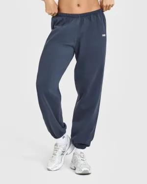 Seasonless wear Comfort Fit Lightweight Joggers With Oner Logo | True Blue Seamless Waistband