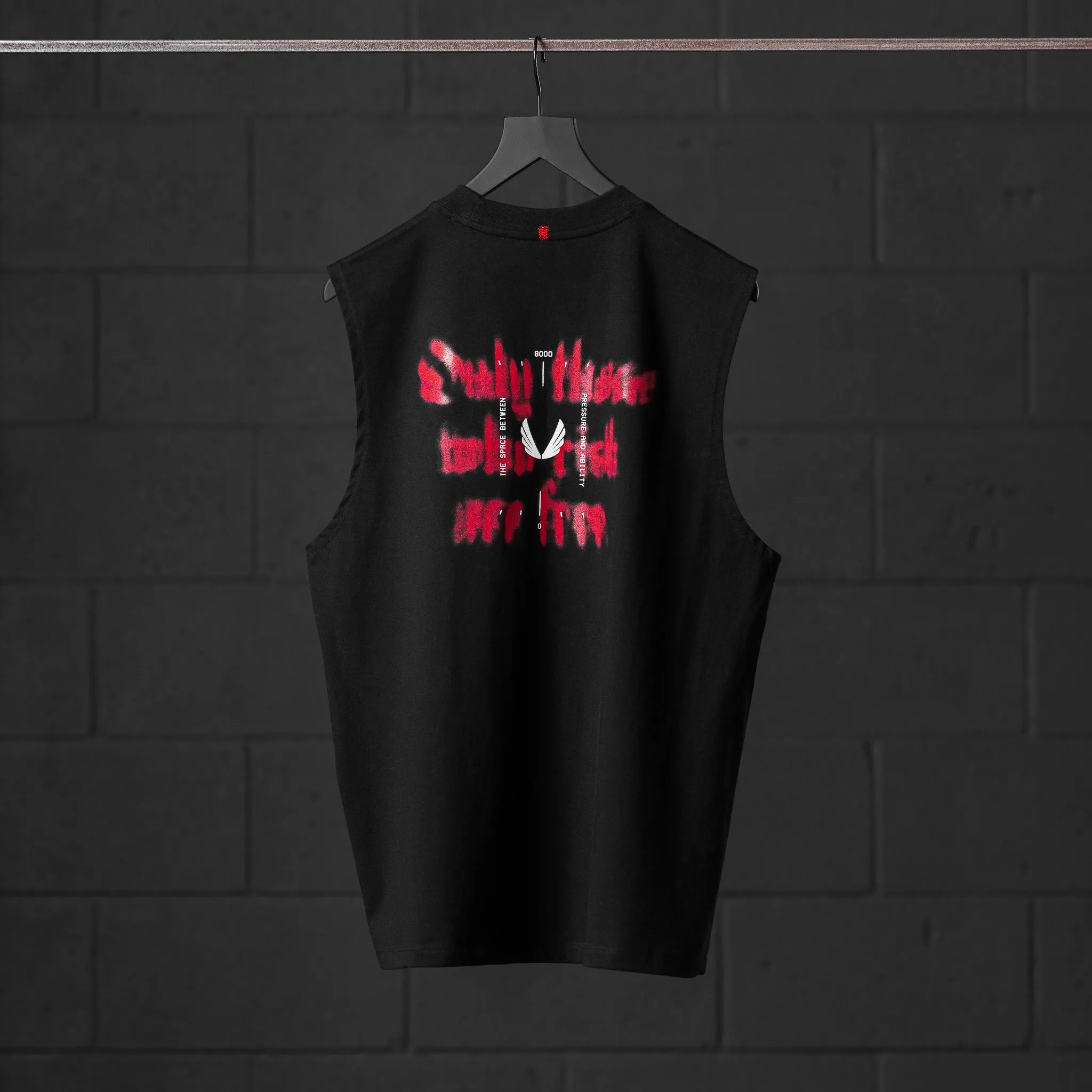 Stretch Ready Fabric 0807. Tech Essential? Relaxed Cutoff - Black "Target Acquired"