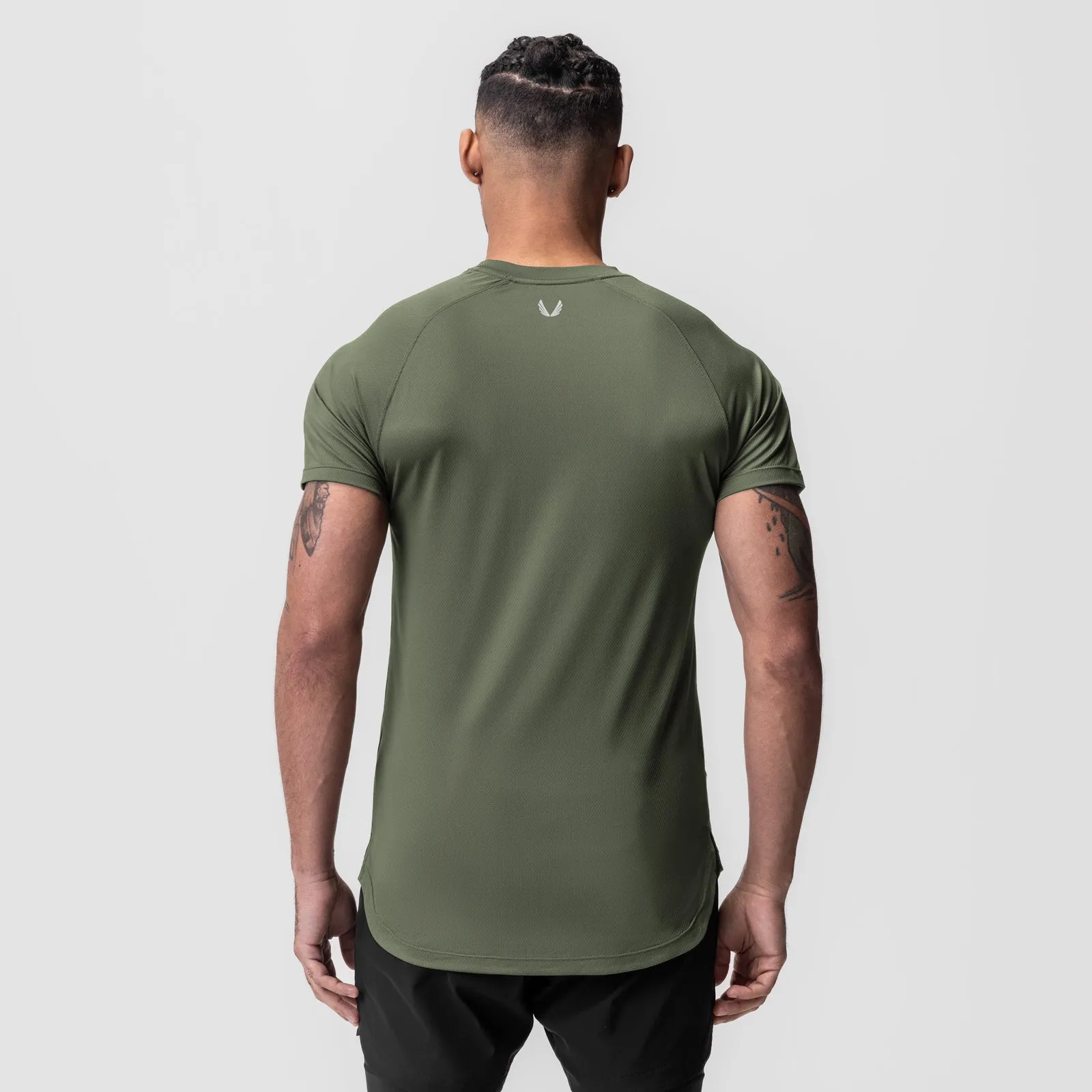 0660. AeroSilver? Established Tee - Olive Chic and Cozy