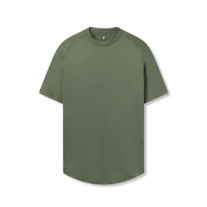 Modern Casual Soft Cotton Feel 0660. AeroSilver? Established Tee - Olive
