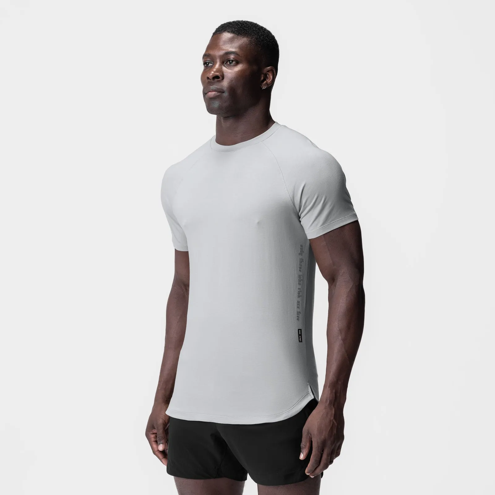 0767. Supima? Established Tee - Slate Grey Modern Simplicity print design