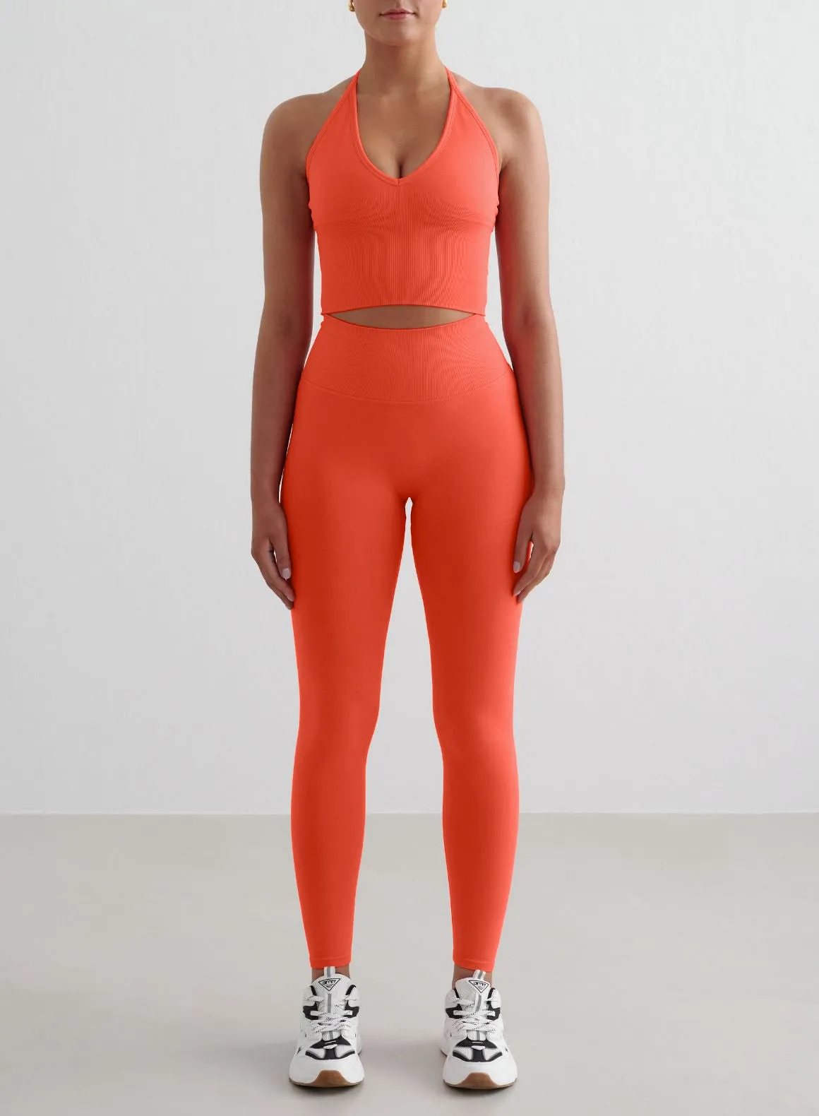 group use Tangerine Shape Seamless Cross Back Bralette