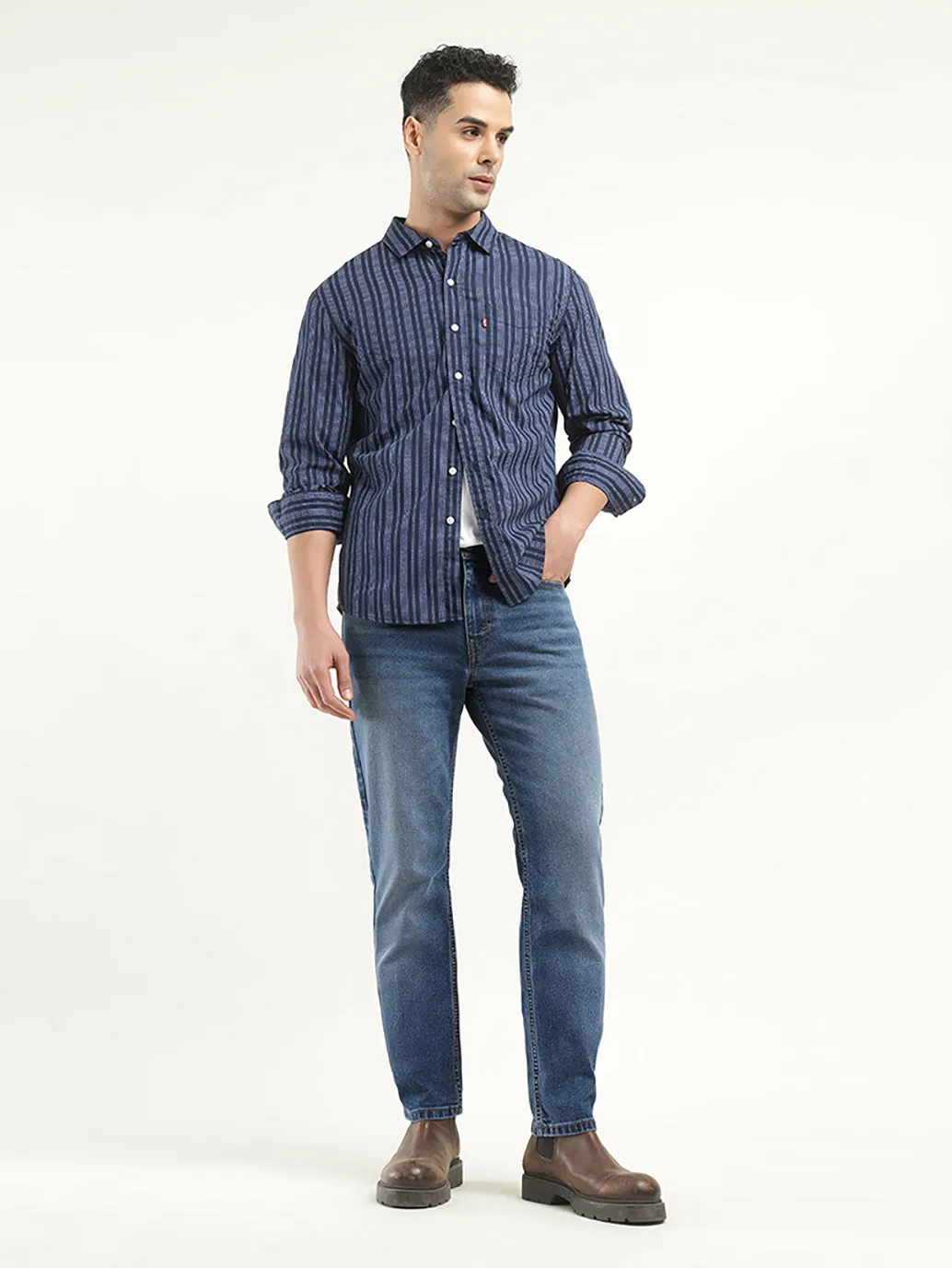 All Purpose Outfit Base Men's 511 Indigo Slim Fit Mid Rise Jeans
