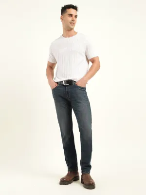 Men's 511 Navy Blue Slim Fit Mid Rise Jeans Work Ready Earthy Relaxed Style Lightweight Durable